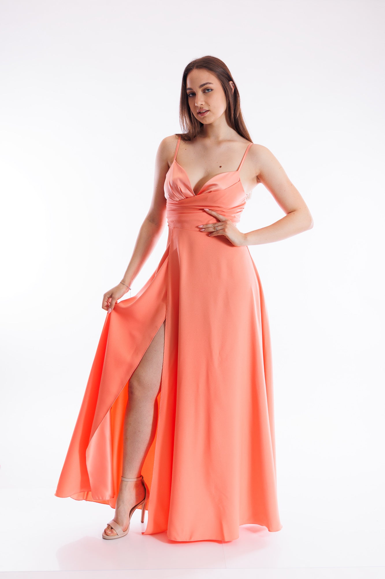 Abito sottoveste con stola