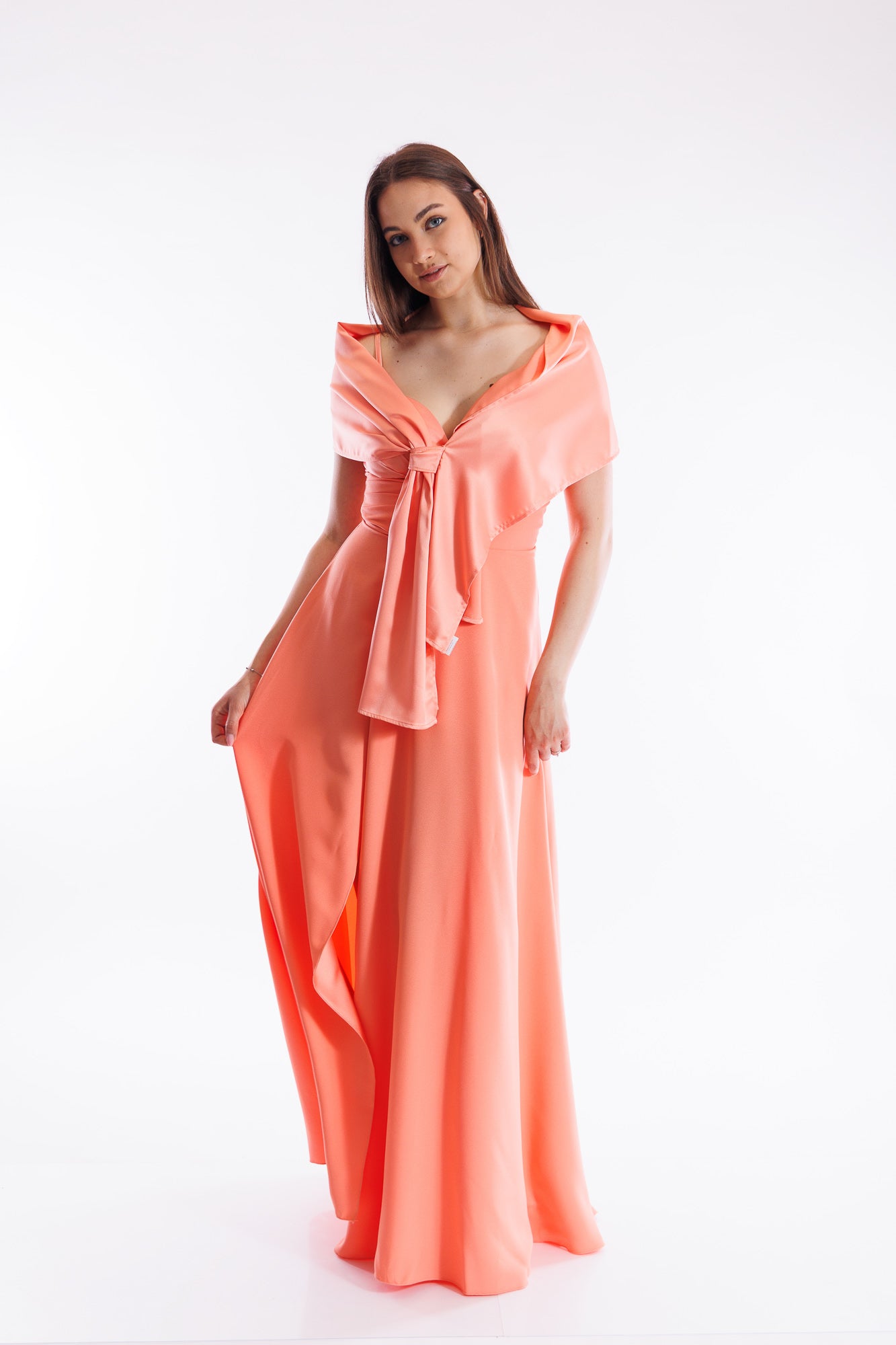 Abito sottoveste con stola