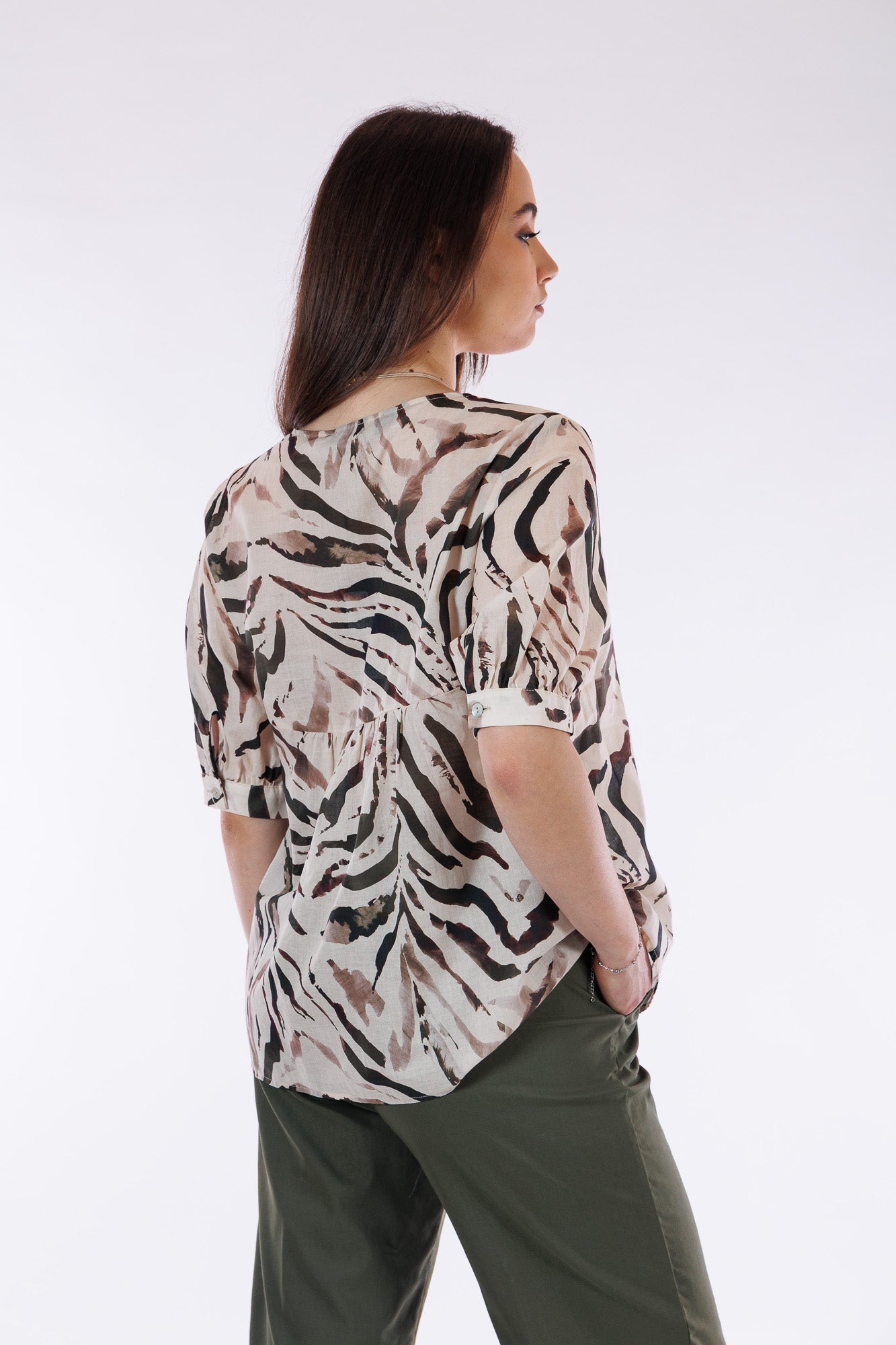 Blusa scollo V over