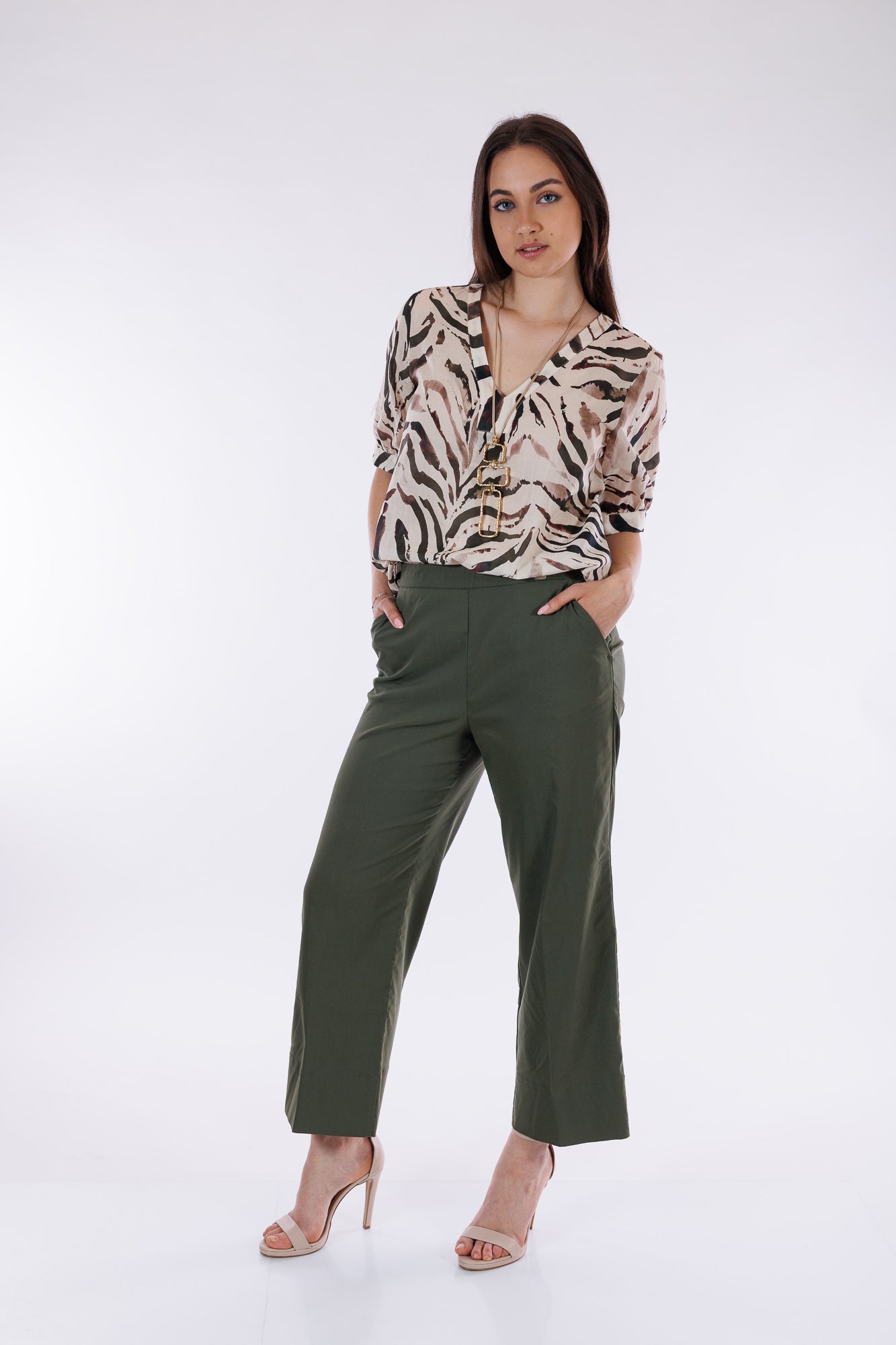 Blusa scollo V over