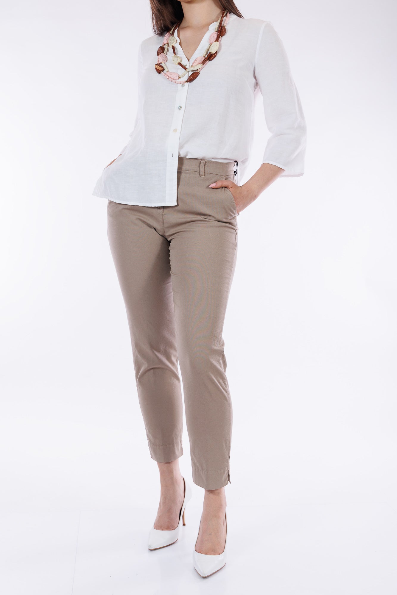 Pantaloni chinos super stretch