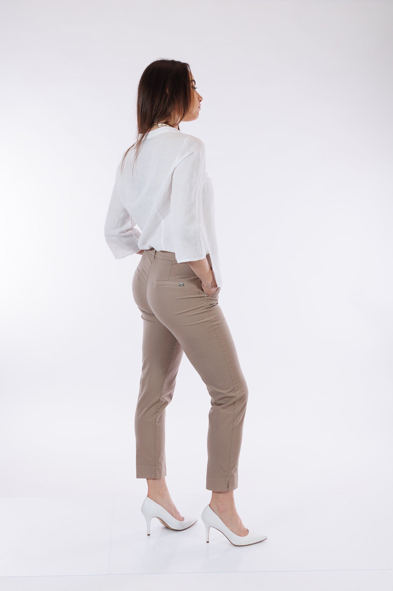 Pantaloni chinos super stretch