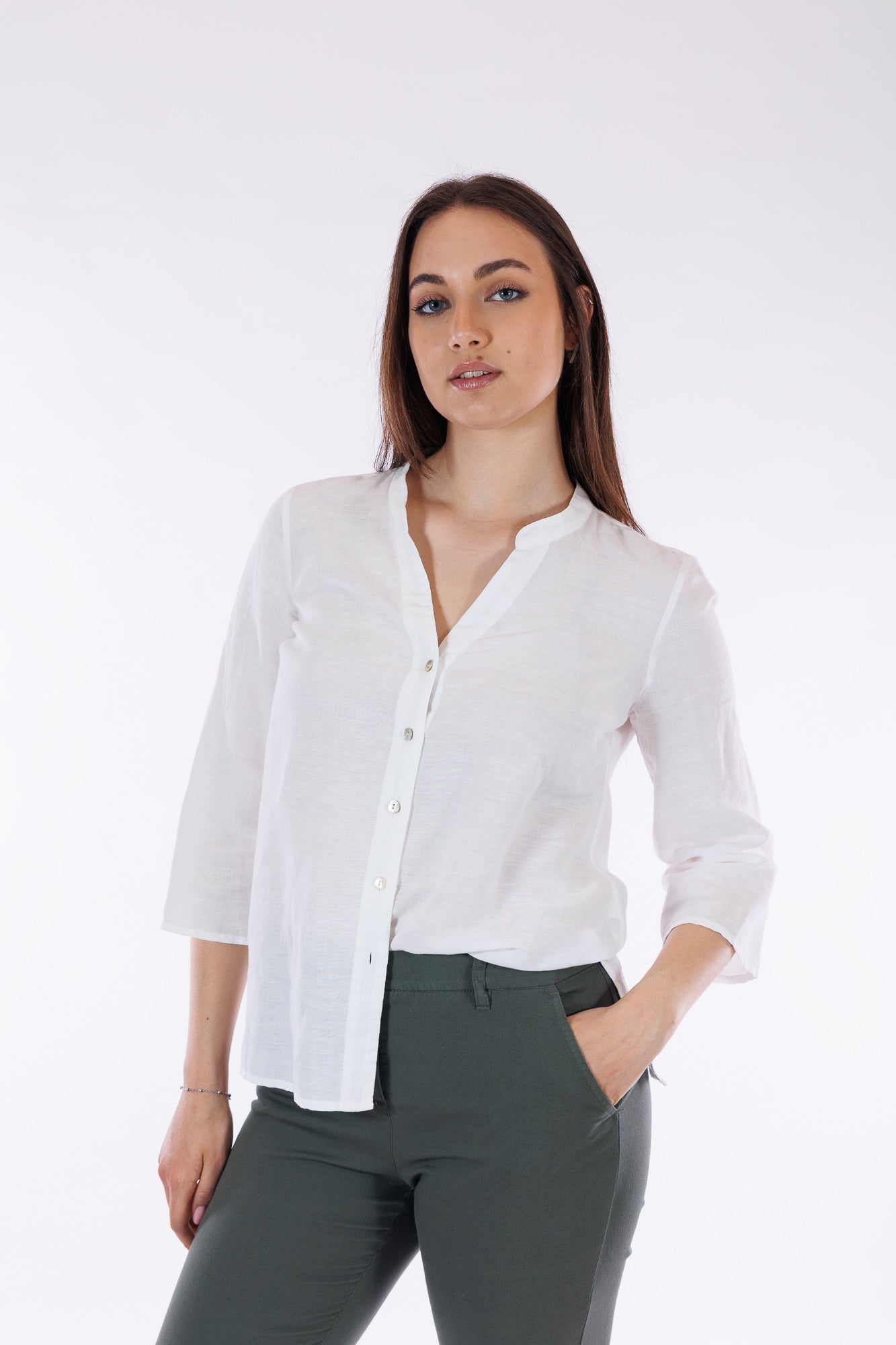 Pantalone chinos cotone spacchetti