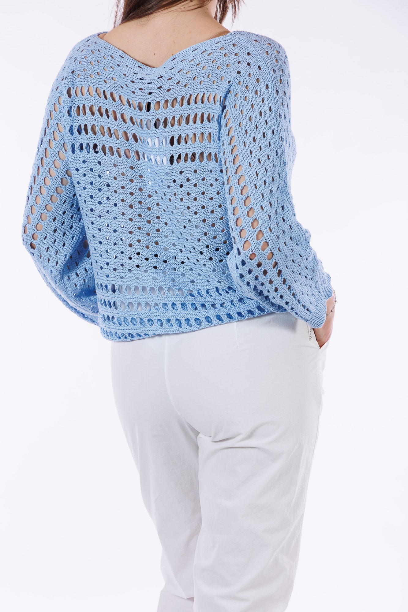 Pantalone tela vela cintura