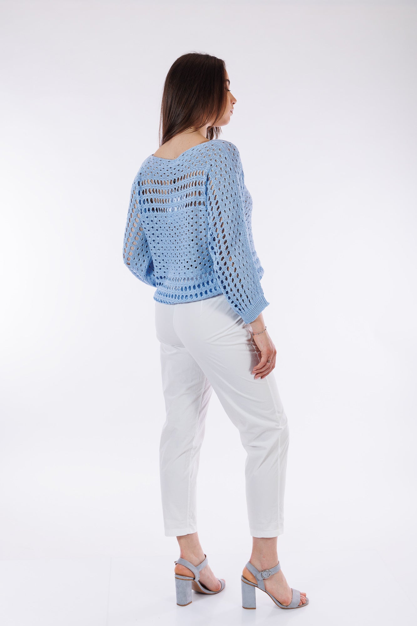 Pantalone tela vela cintura