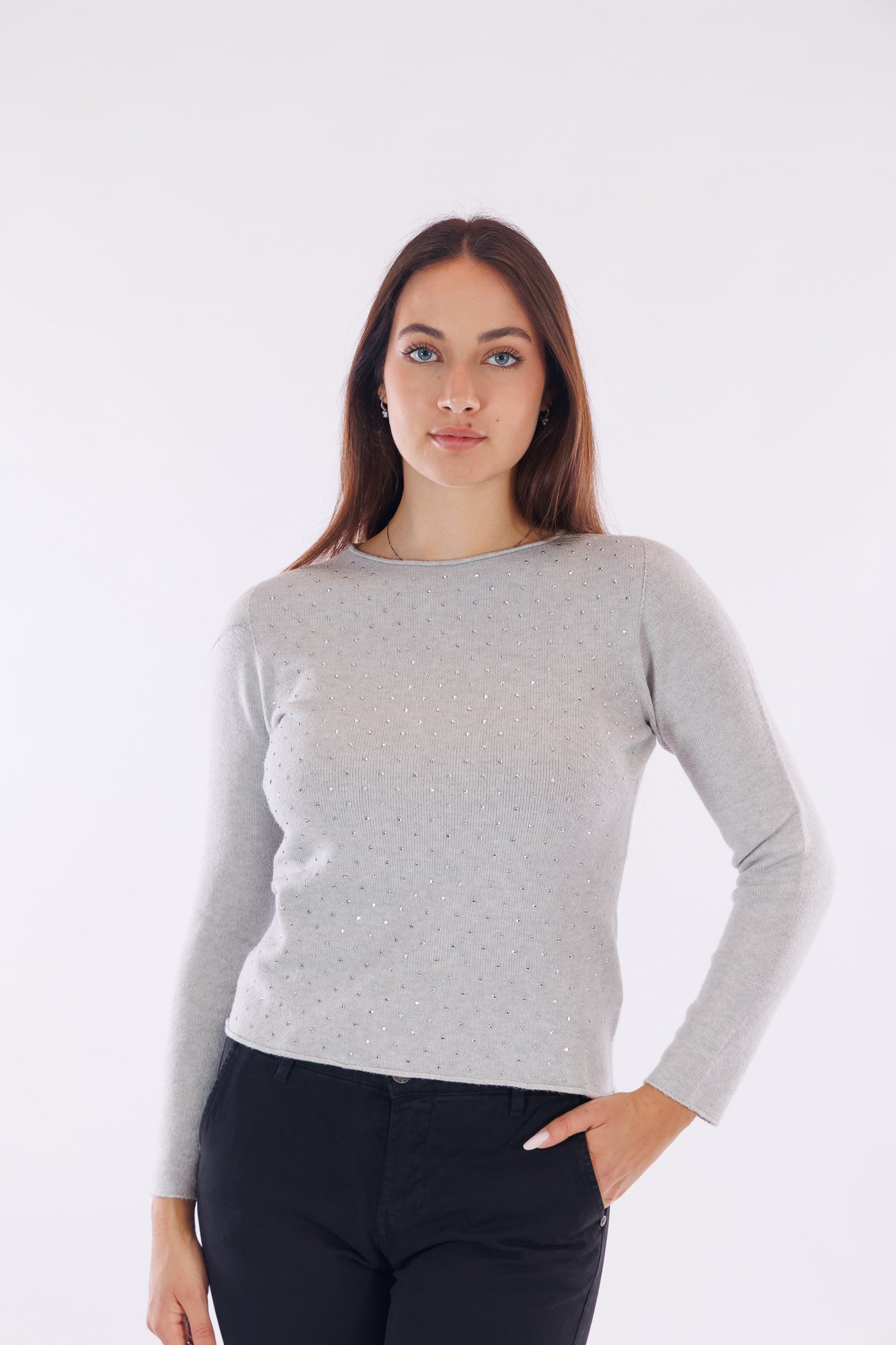 Maglia barca strass