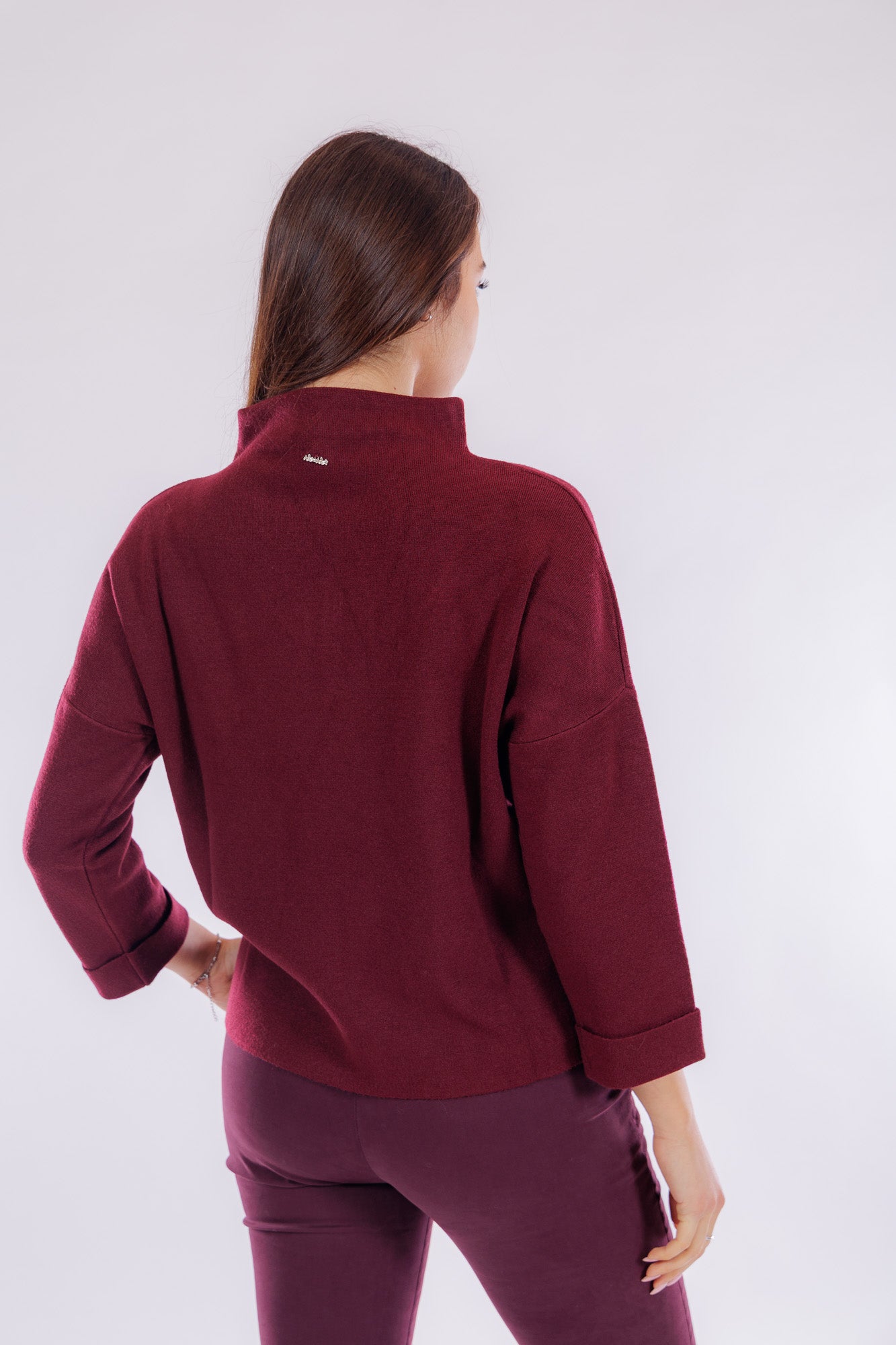 Maglia spille collo
