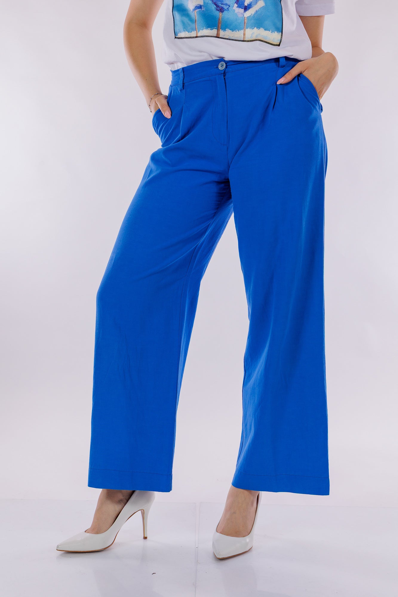 Pantalone Lino-Viscosa