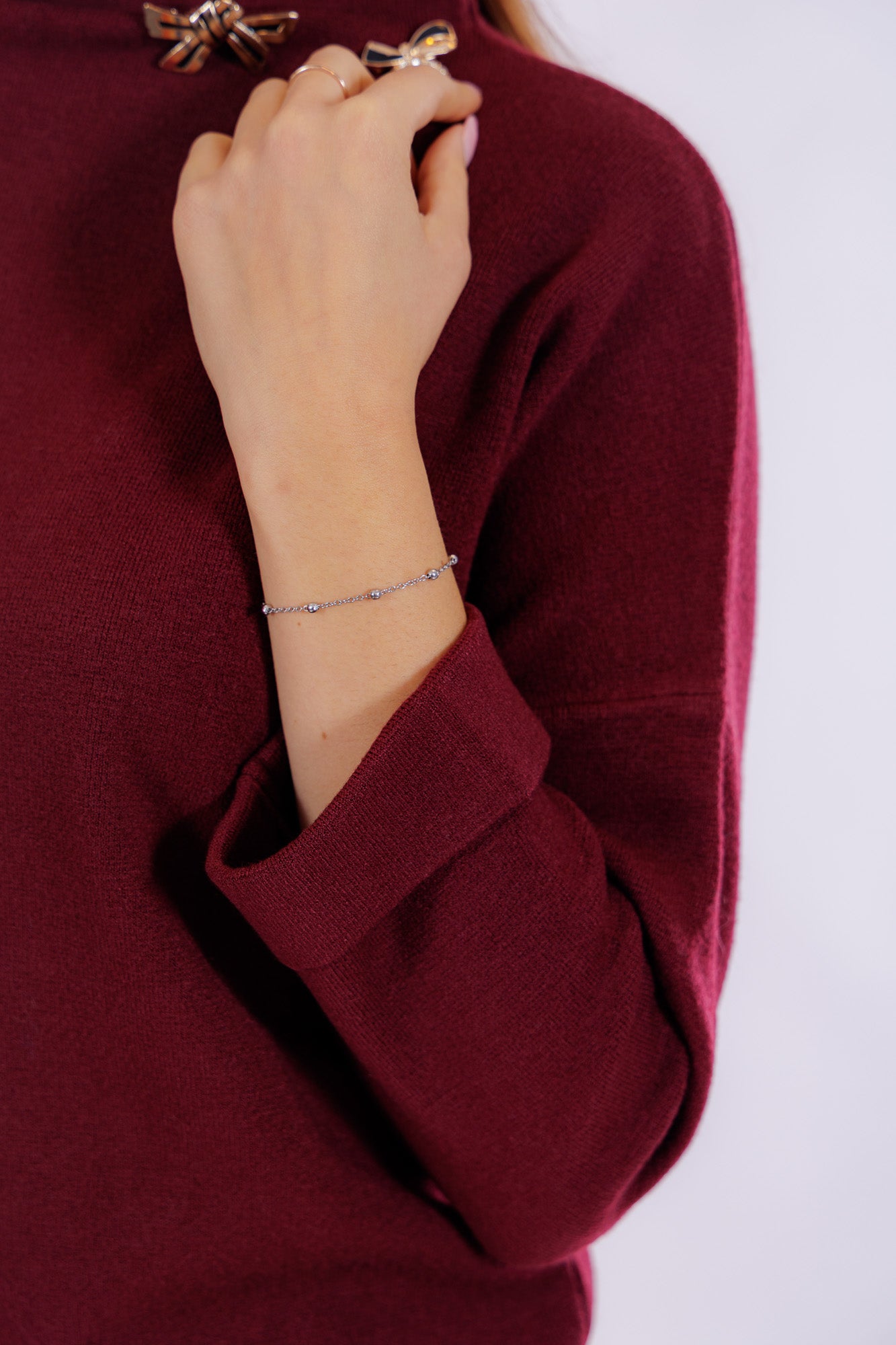 Maglia spille collo