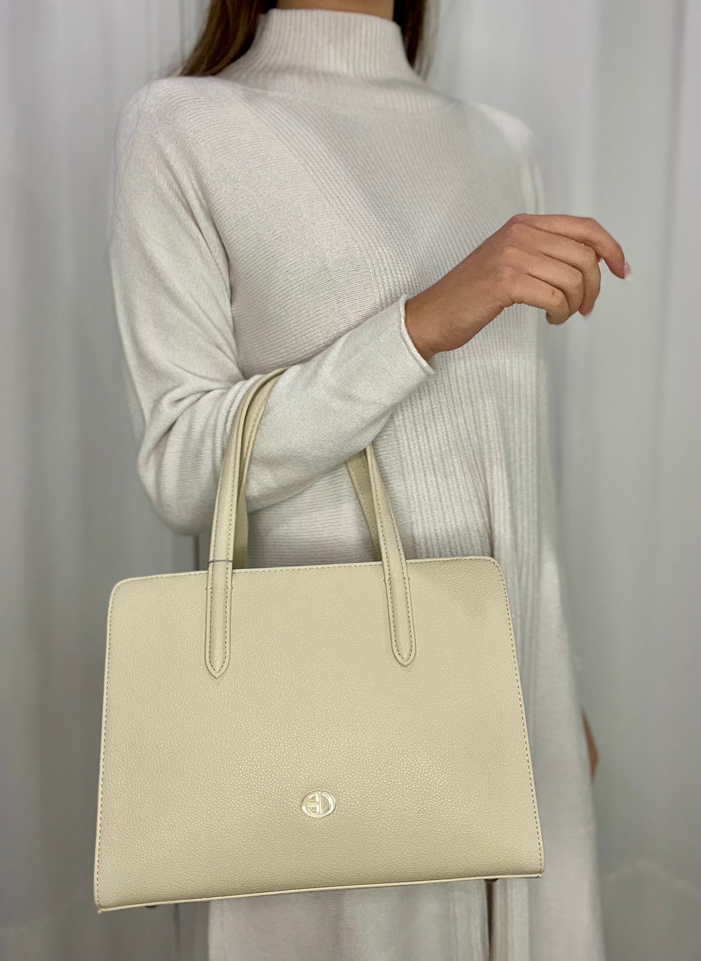 Borsa due manici e porta monete