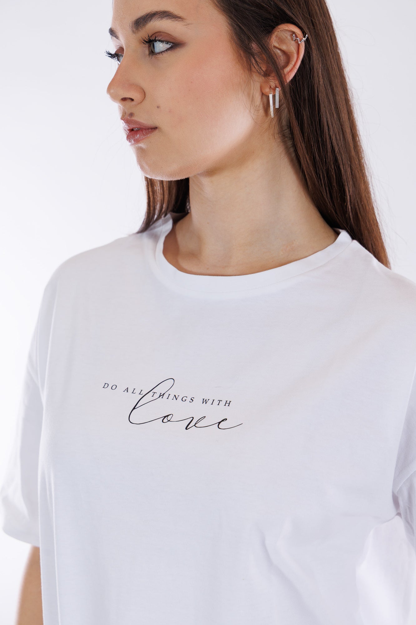 T-shirt cotone over