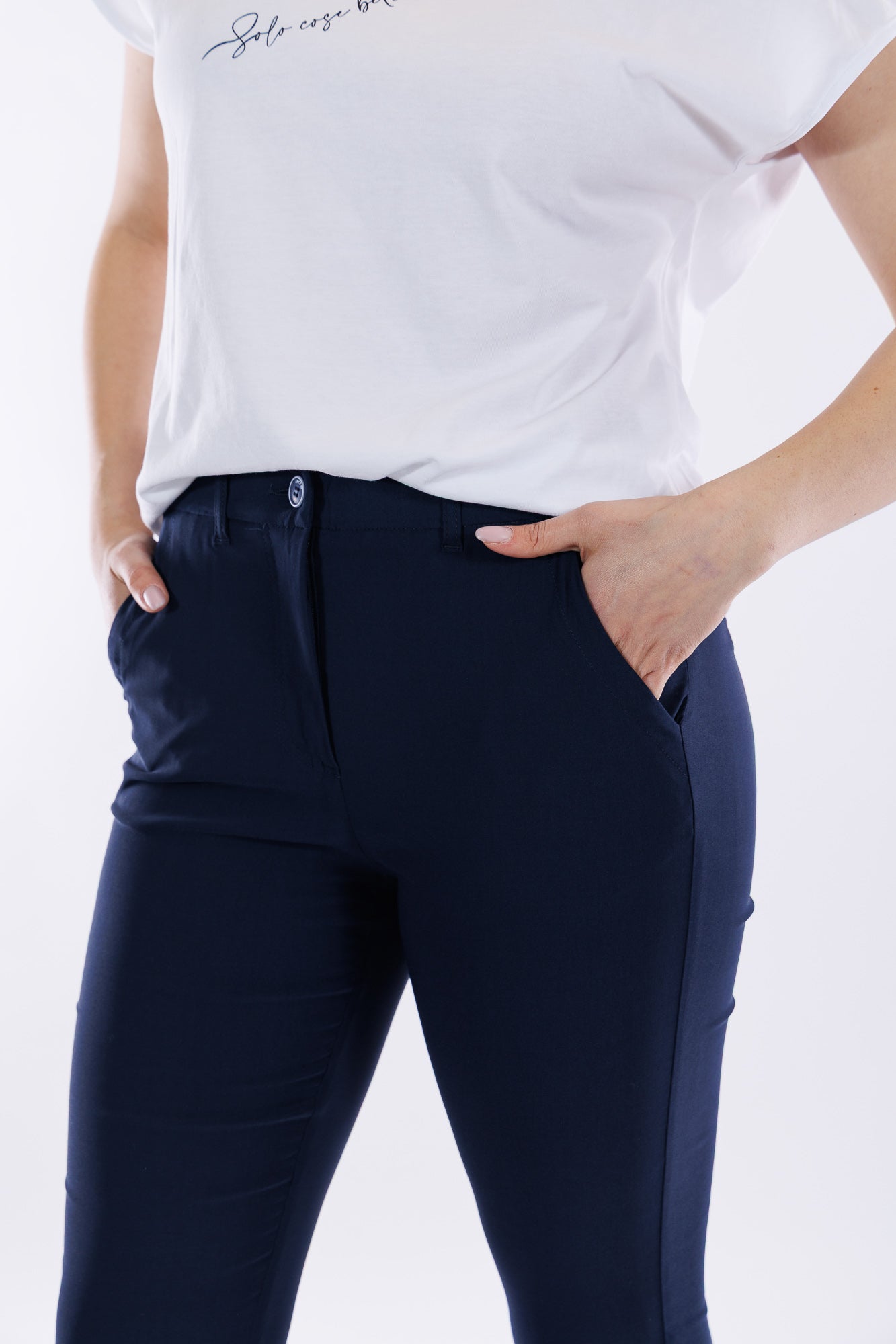 Pantaloni chinos super stretch