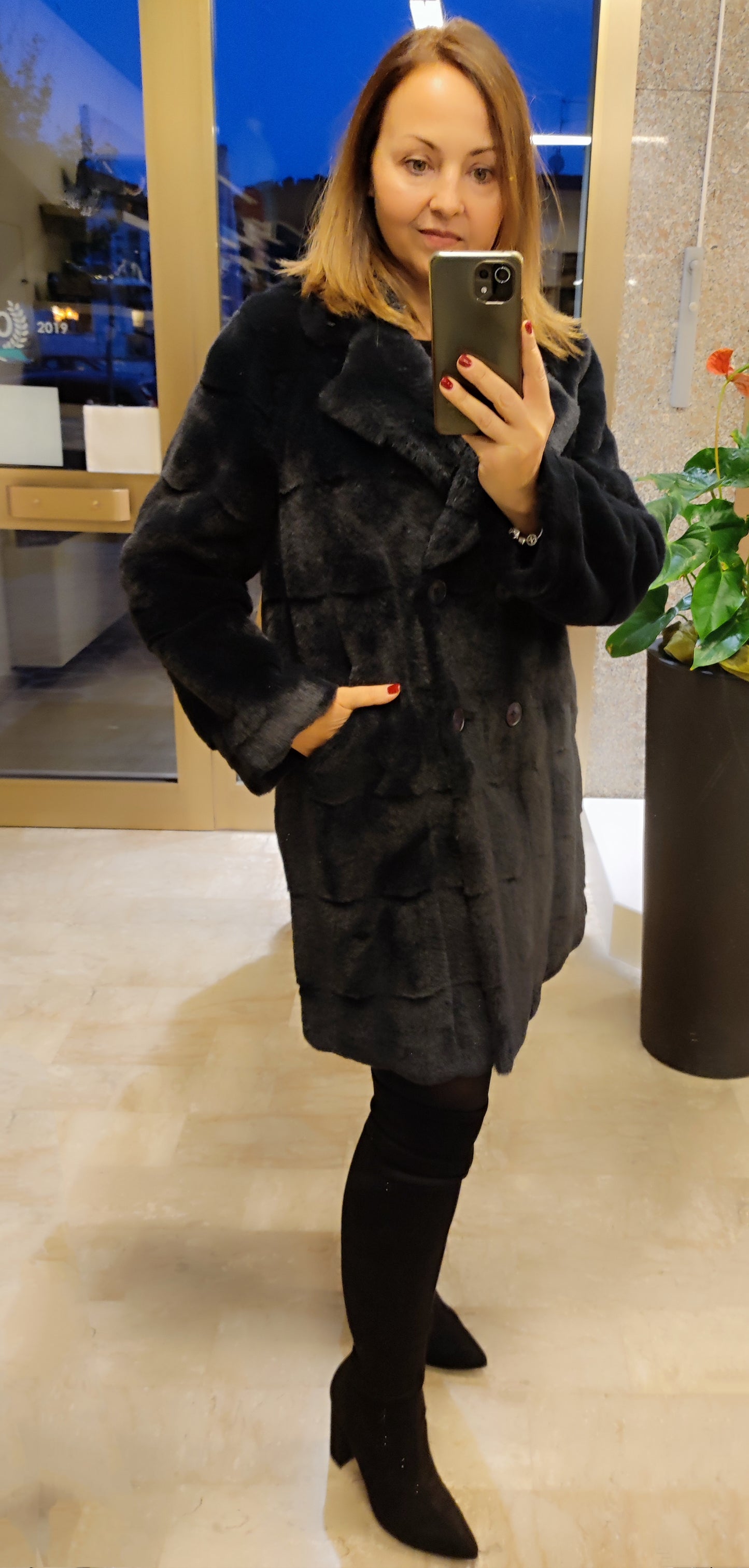 Cappotto Eco Pelliccia