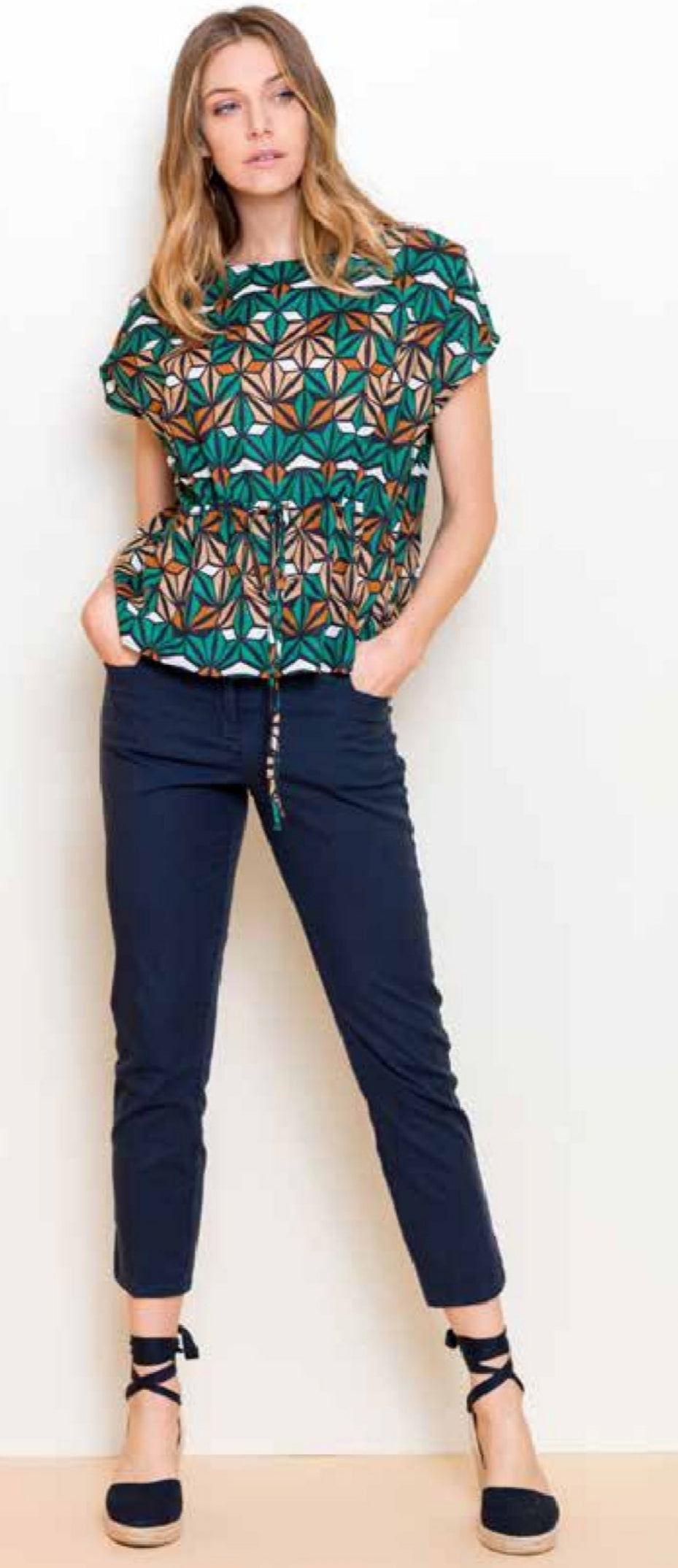 Pantalone cotone skinny