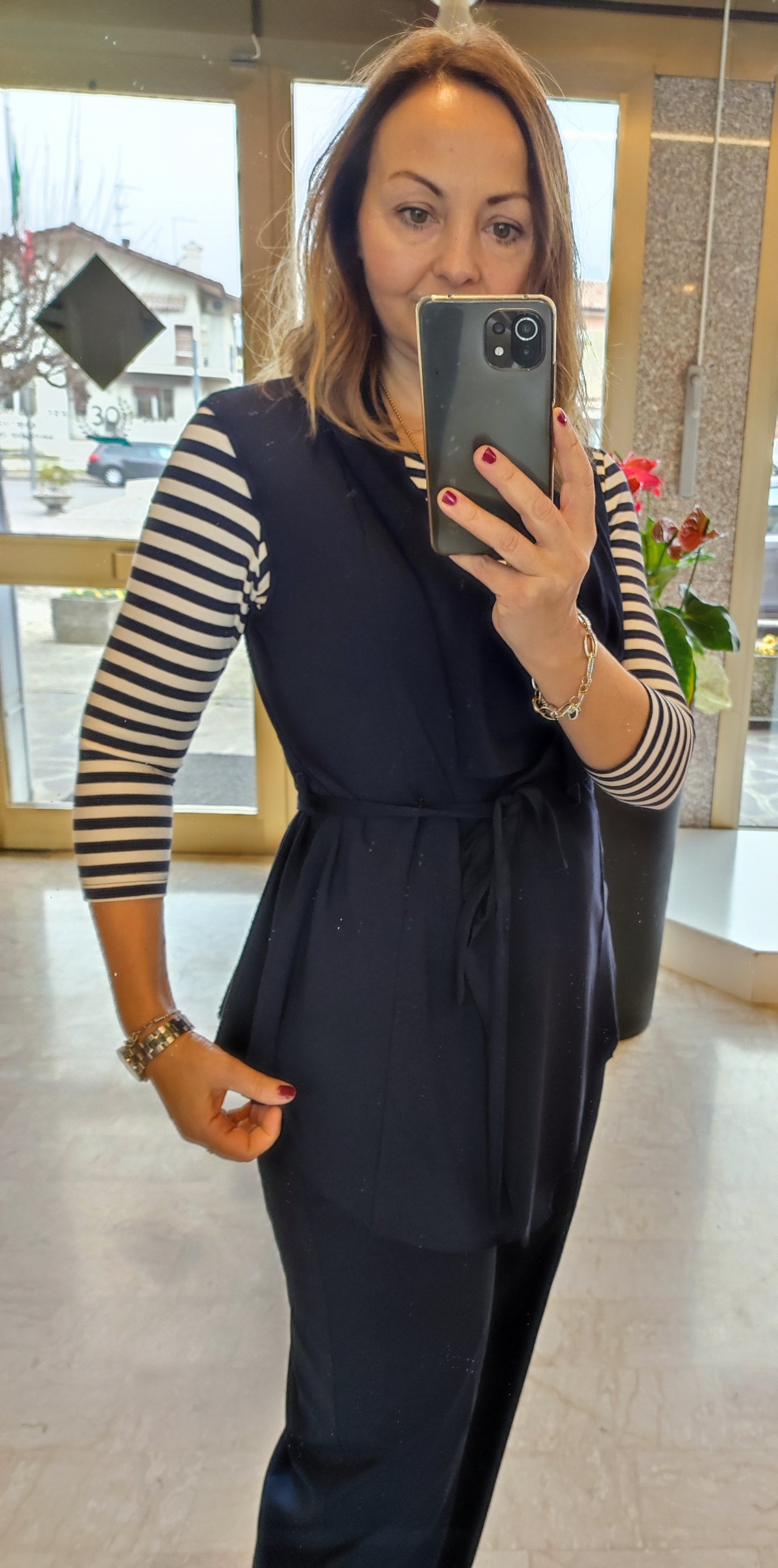 Gilet felpa garzata