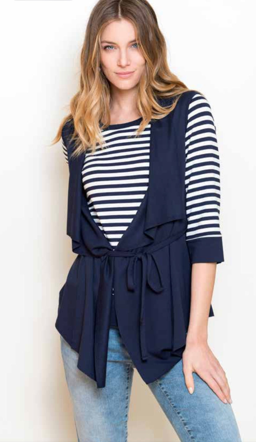 Gilet felpa garzata