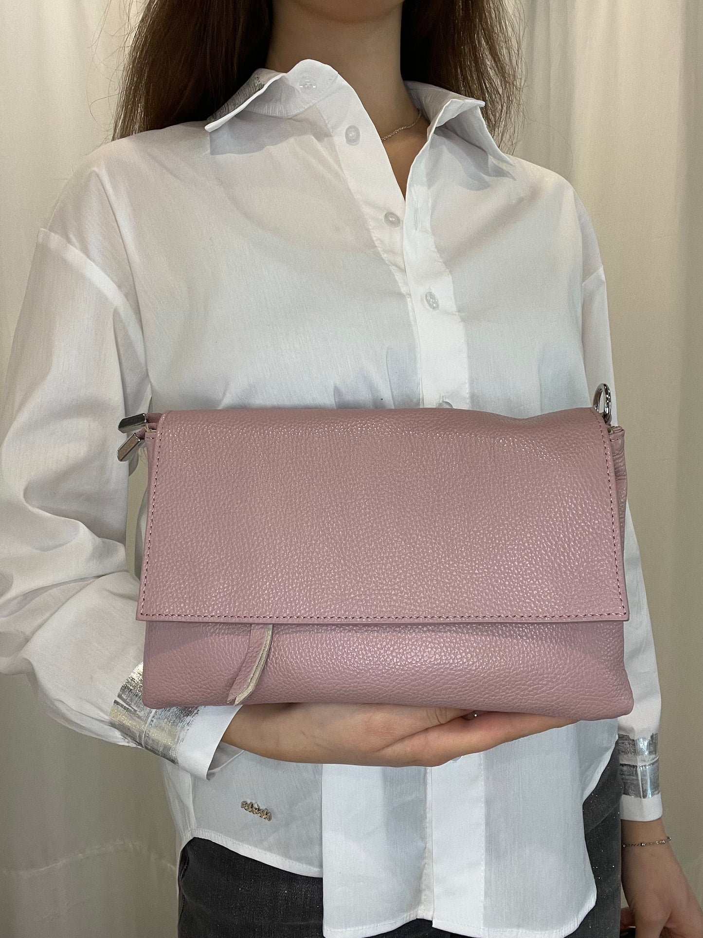 Pochette vera pelle