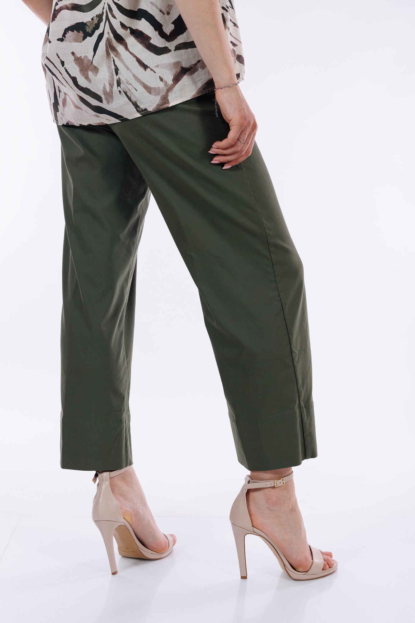 Pantalone cropped viscosa