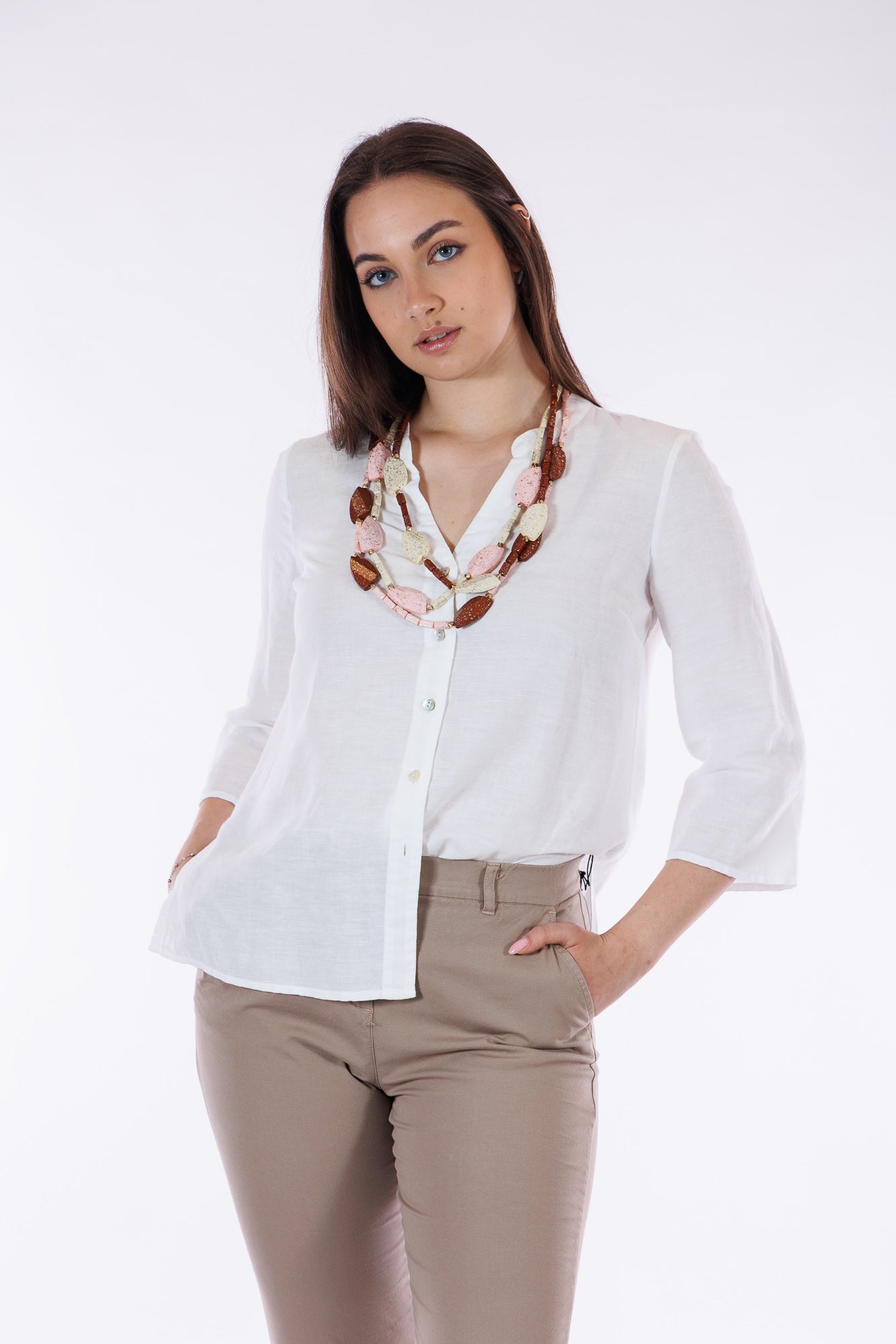 Pantalone chinos cotone spacchetti