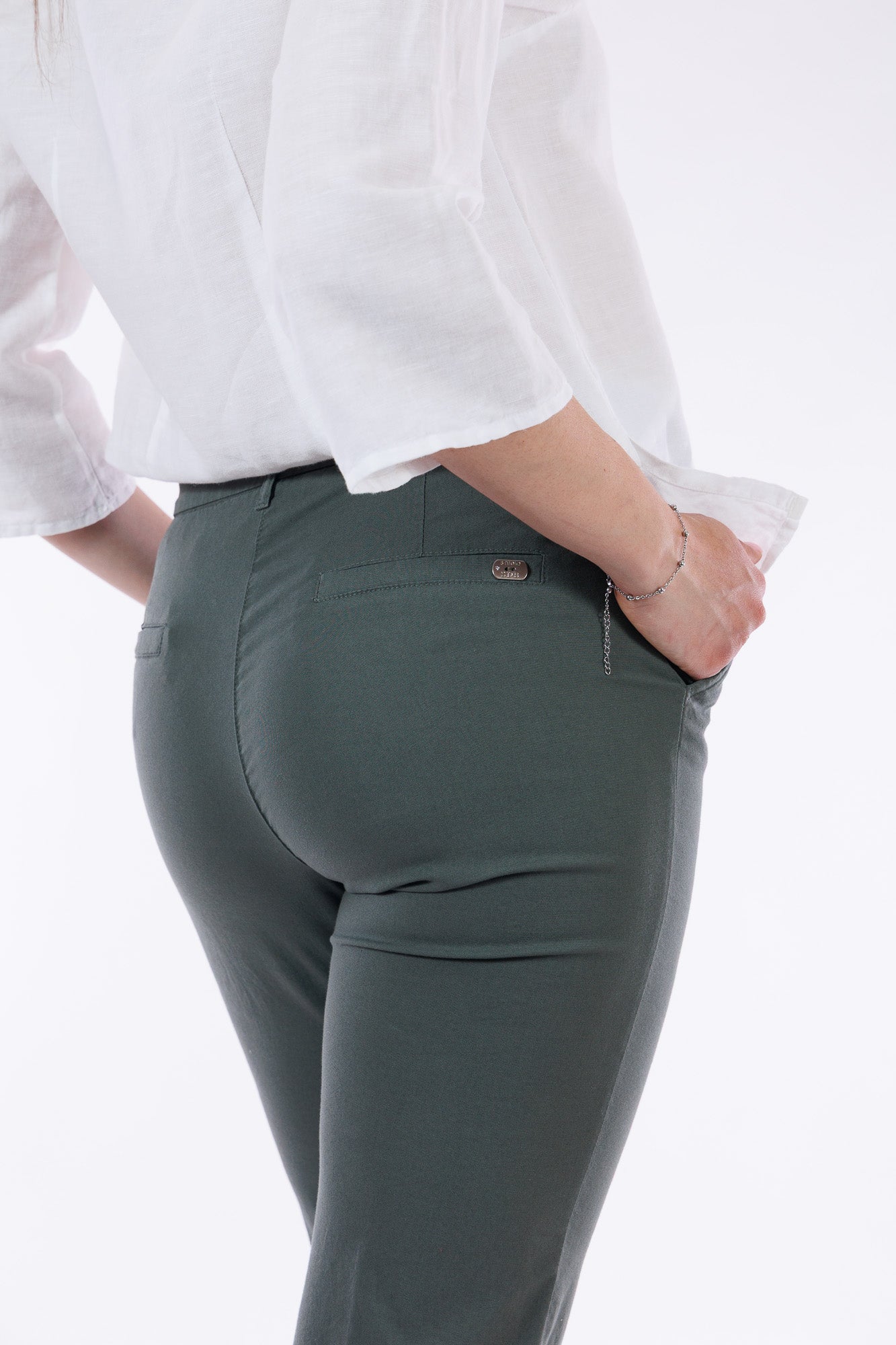 Pantalone chinos cotone spacchetti