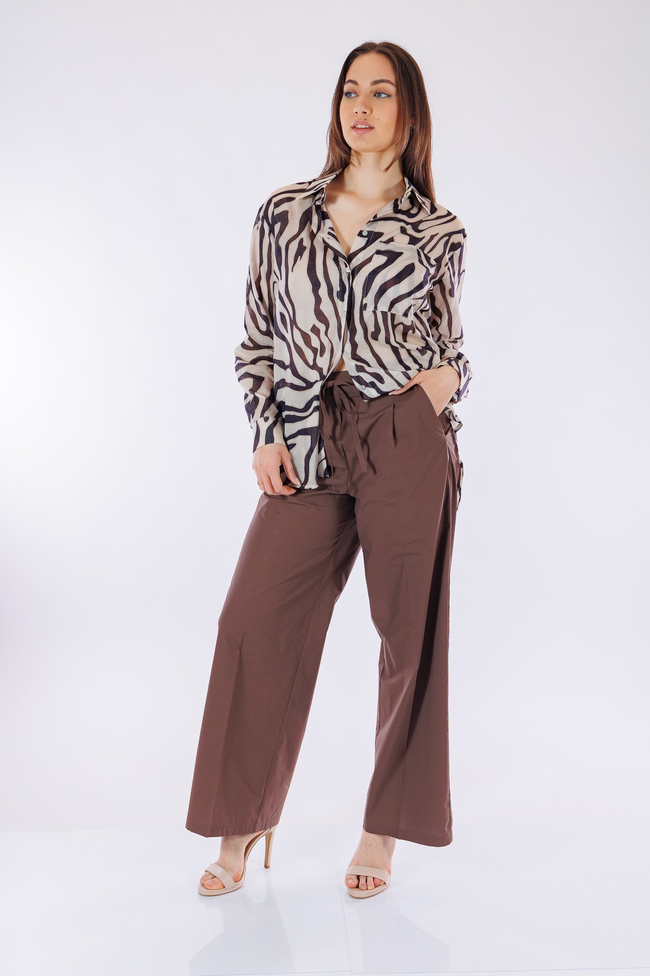 Pantalone tela vela coulisse