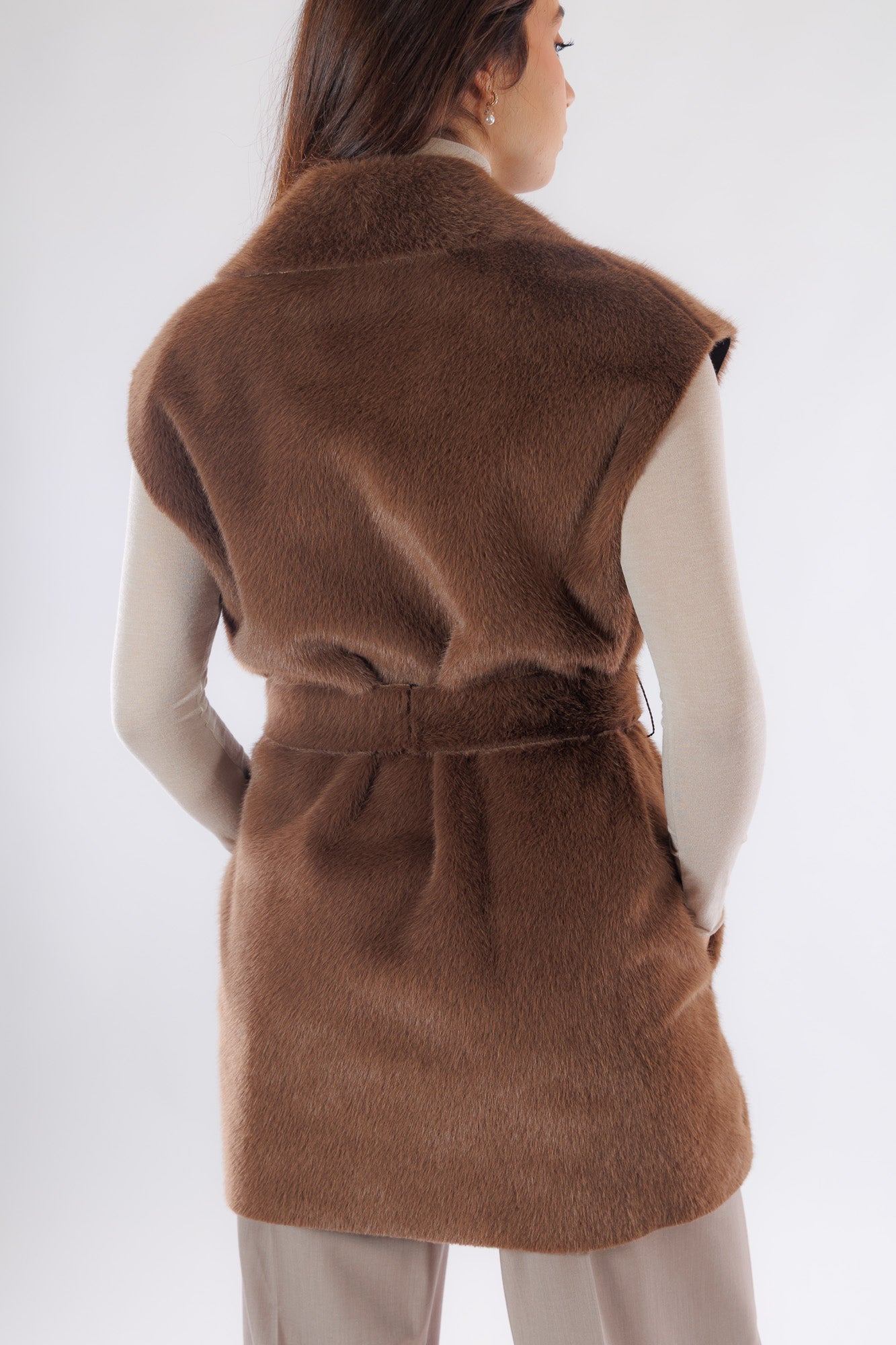 Gilet eco pelliccia