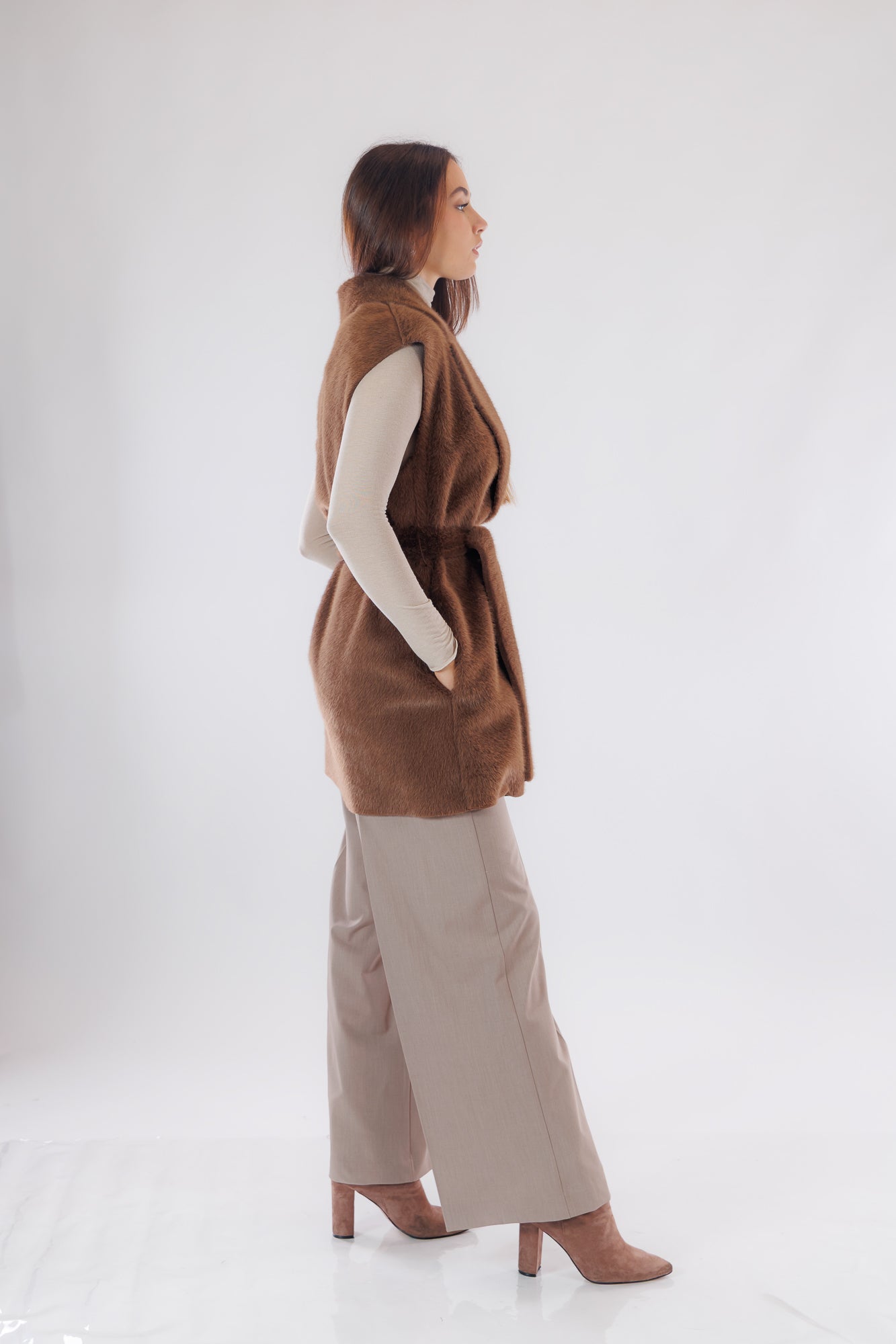 Gilet eco pelliccia