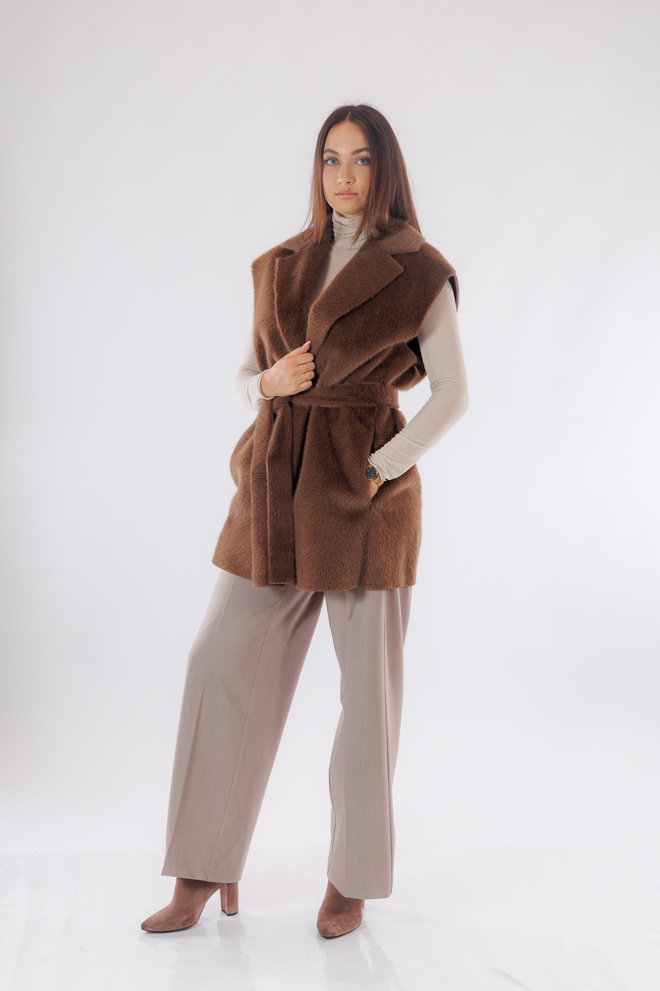 Gilet eco pelliccia
