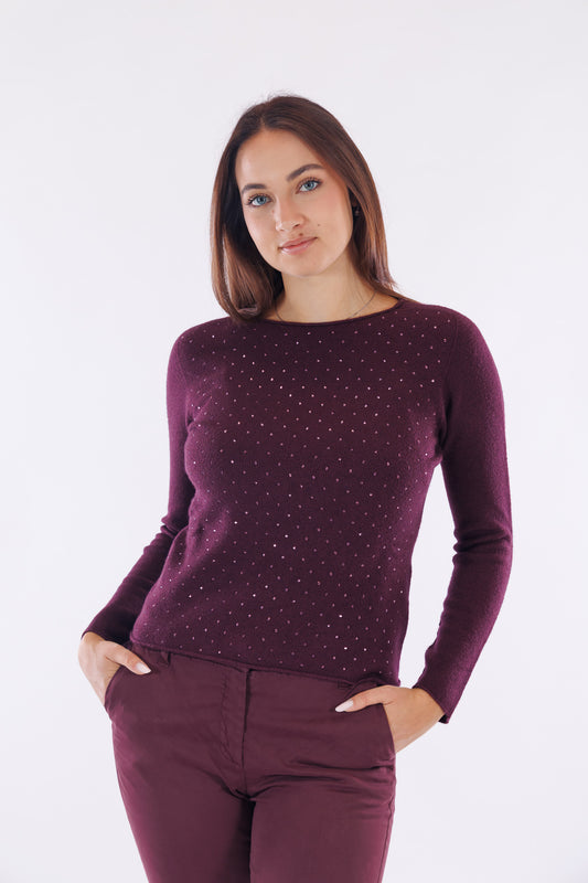 Maglia barca strass