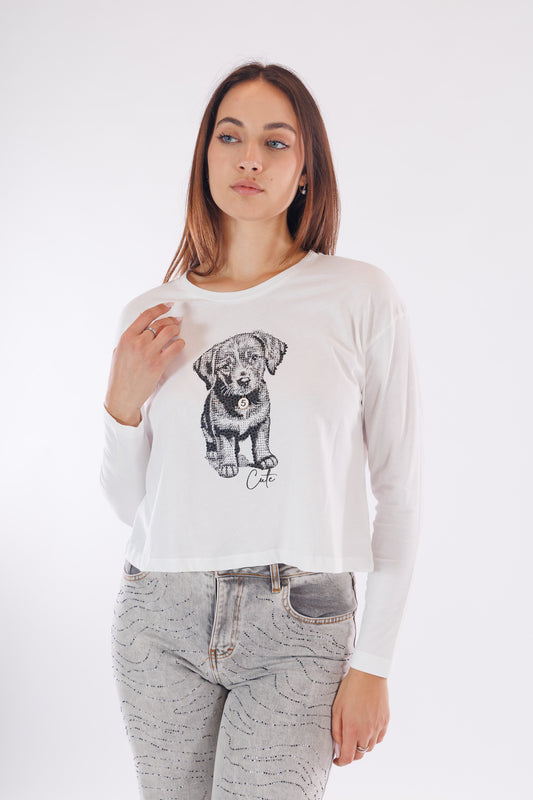 T-shirt over cane