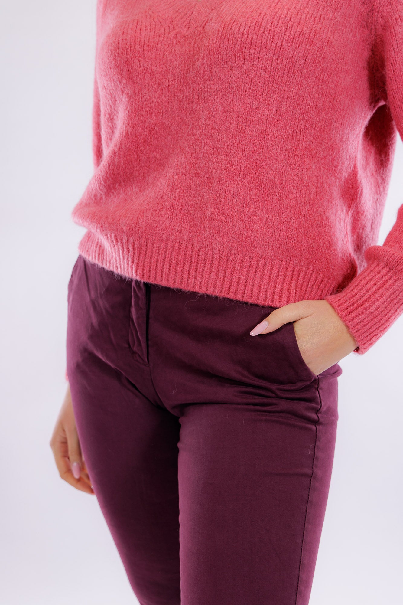Pullover m. alpaca