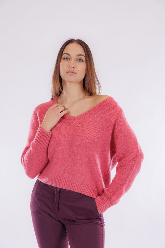 Pullover m. alpaca