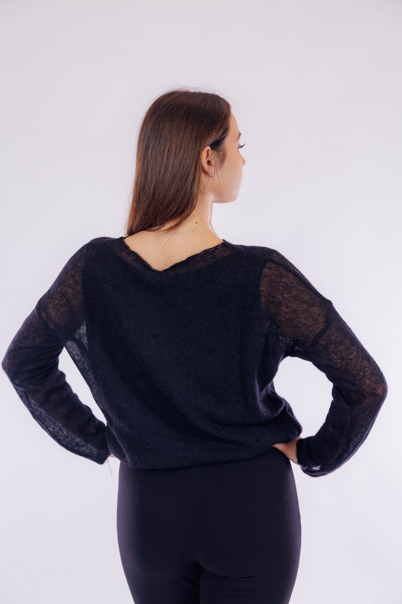 Maglia a sbuffo m.alpaca