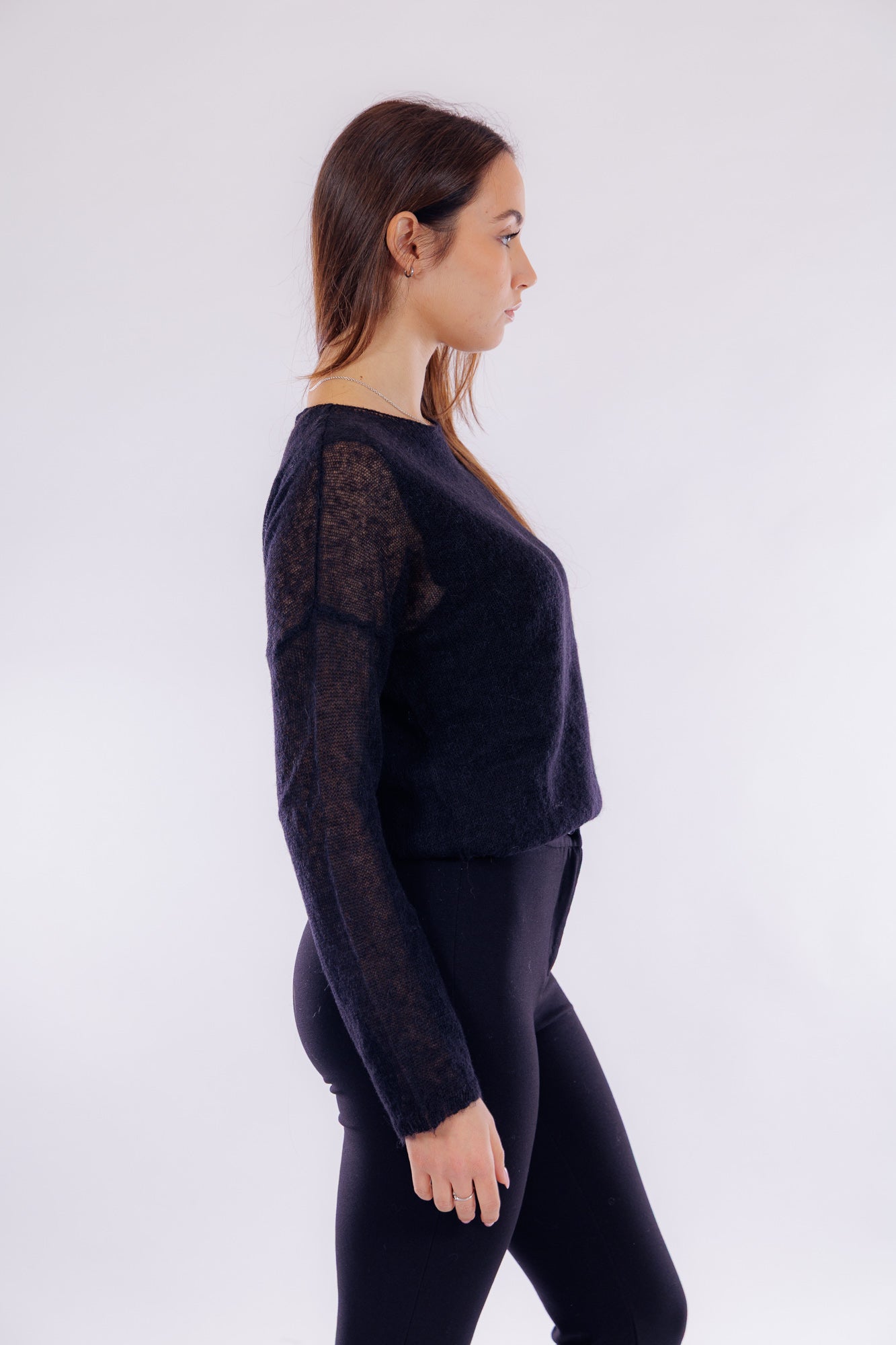 Maglia a sbuffo m.alpaca