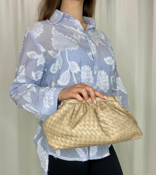 Clutch intrecciata