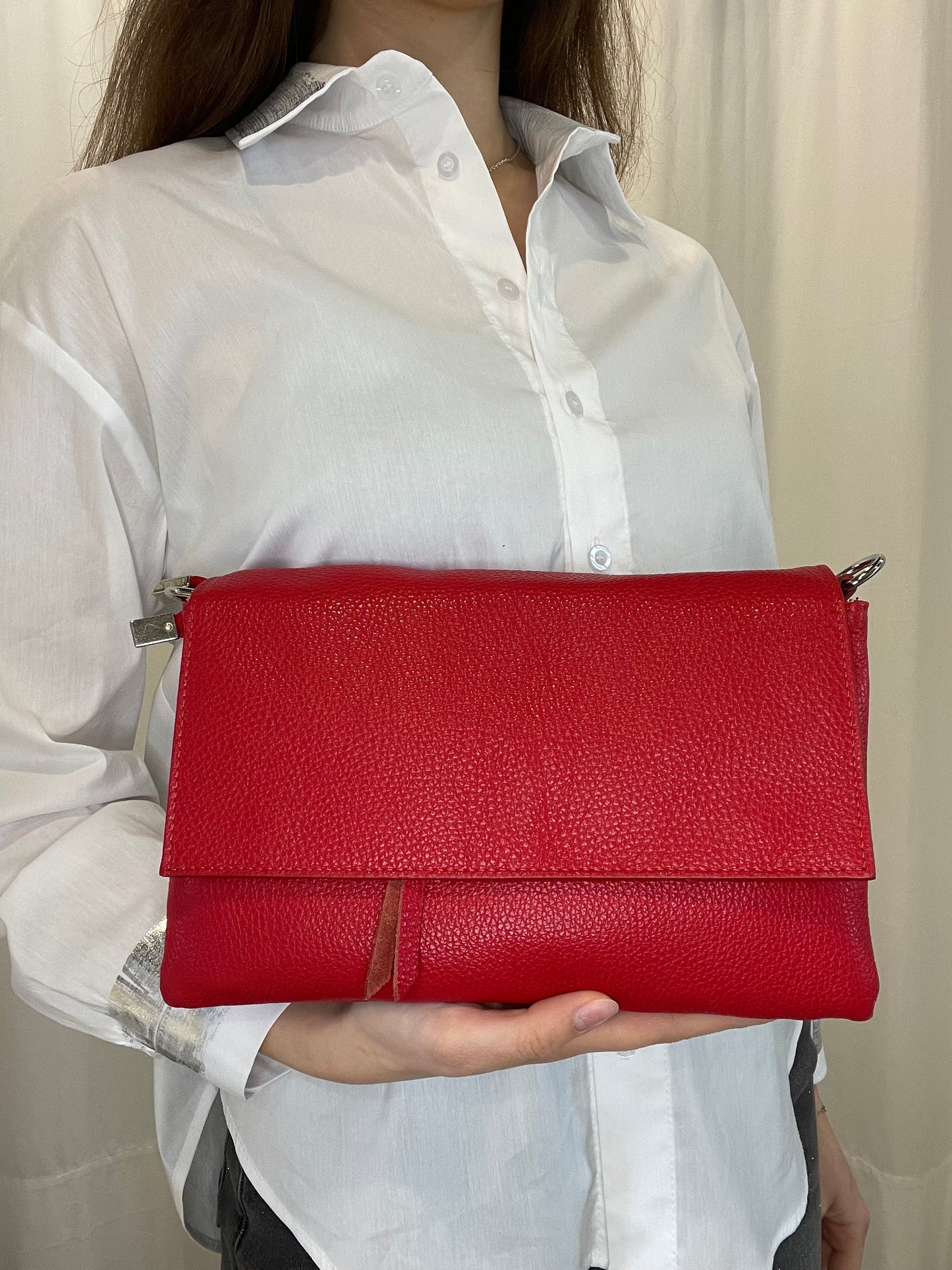 Pochette vera pelle