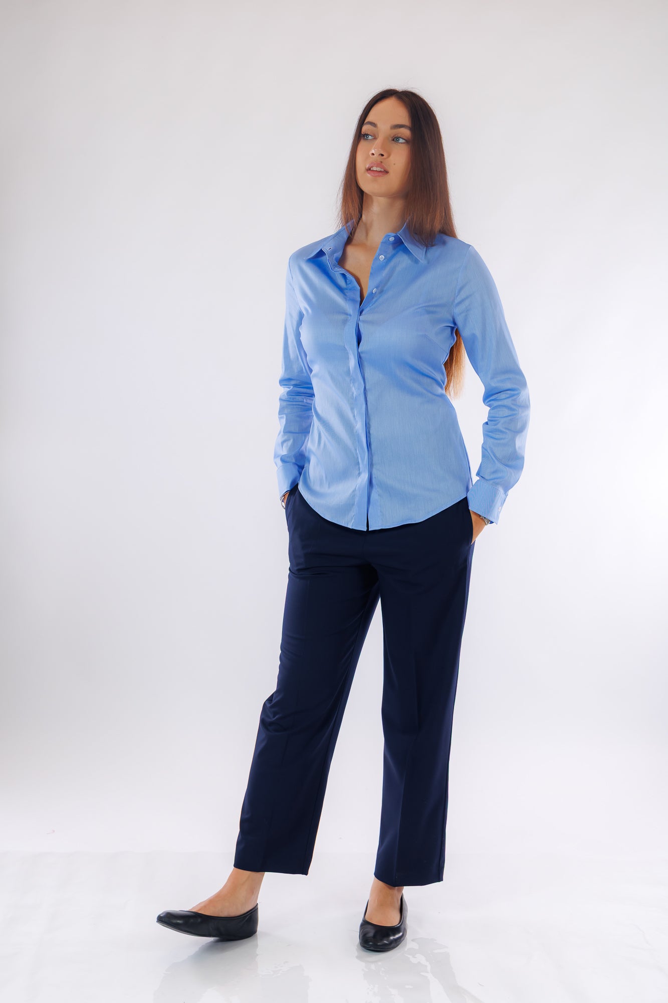 Pantalone cropped wide leg