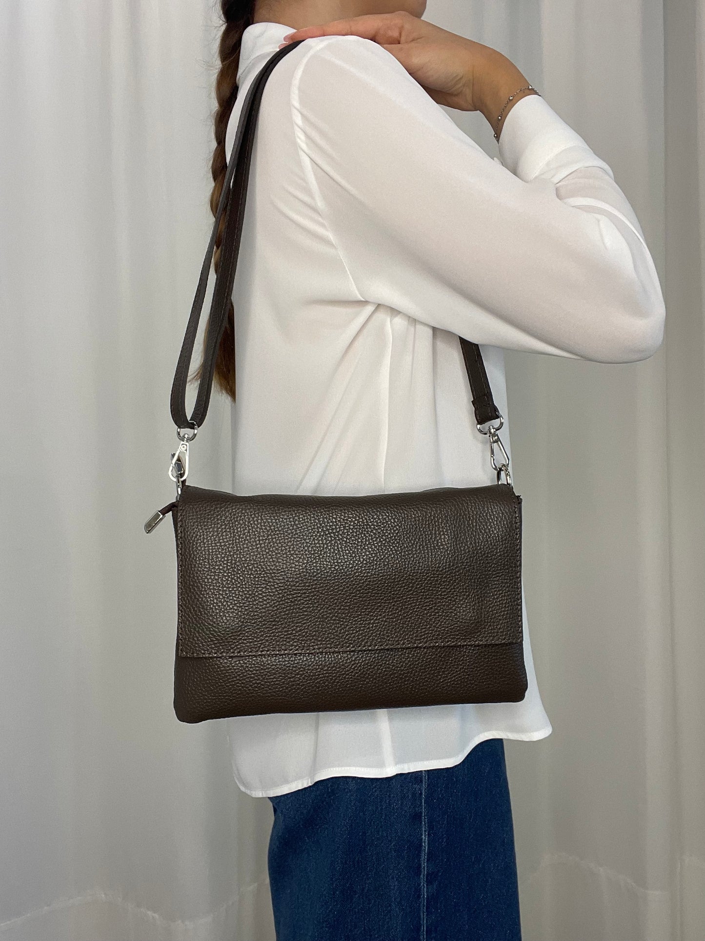 Pochette vera pelle