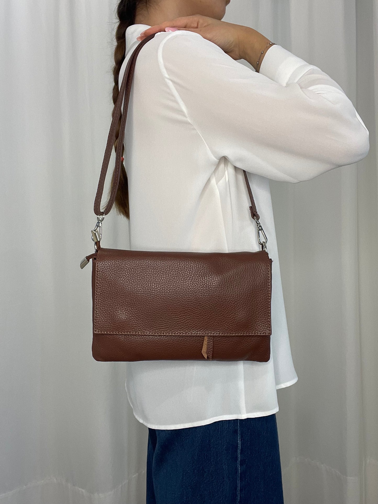 Pochette vera pelle