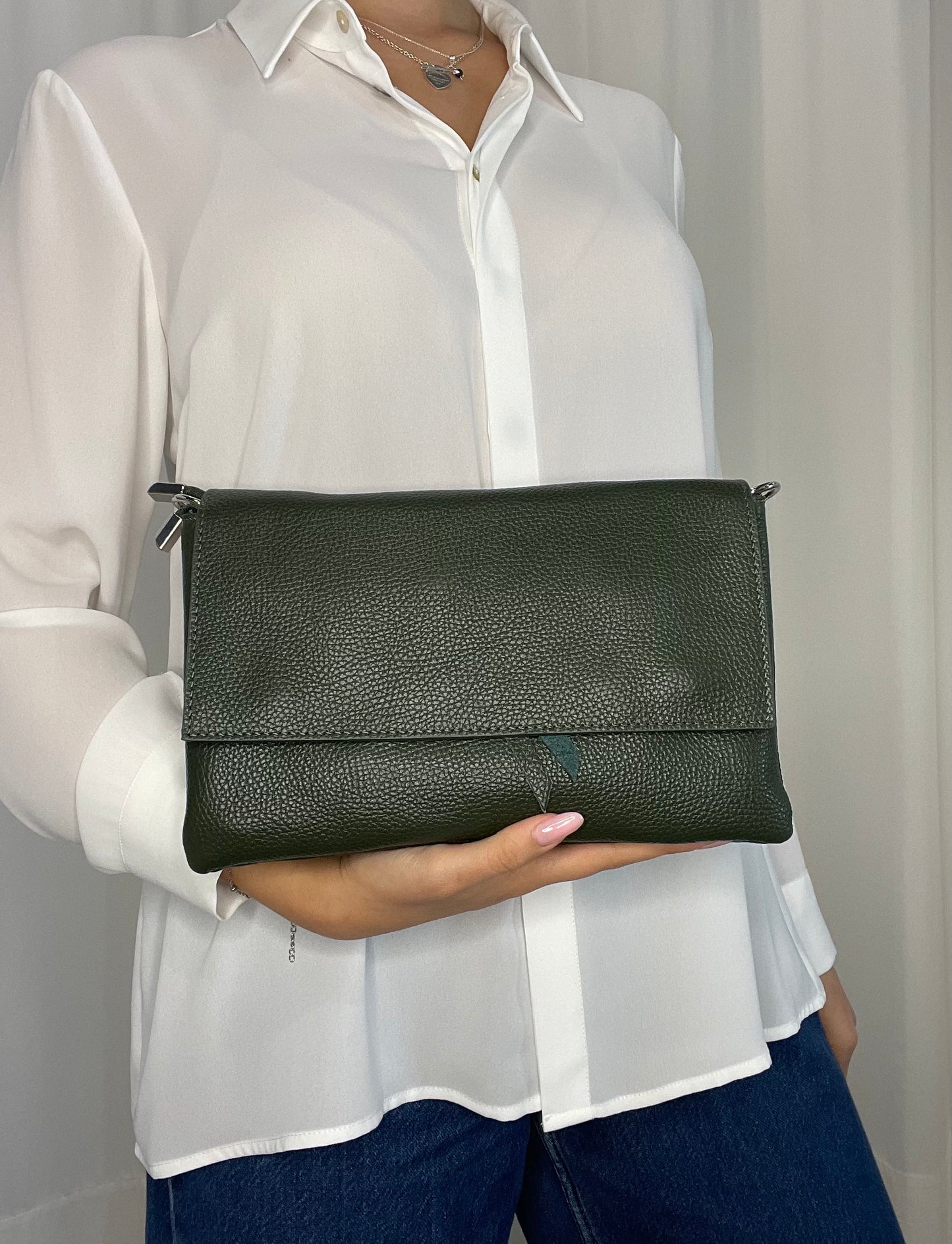 Pochette vera pelle
