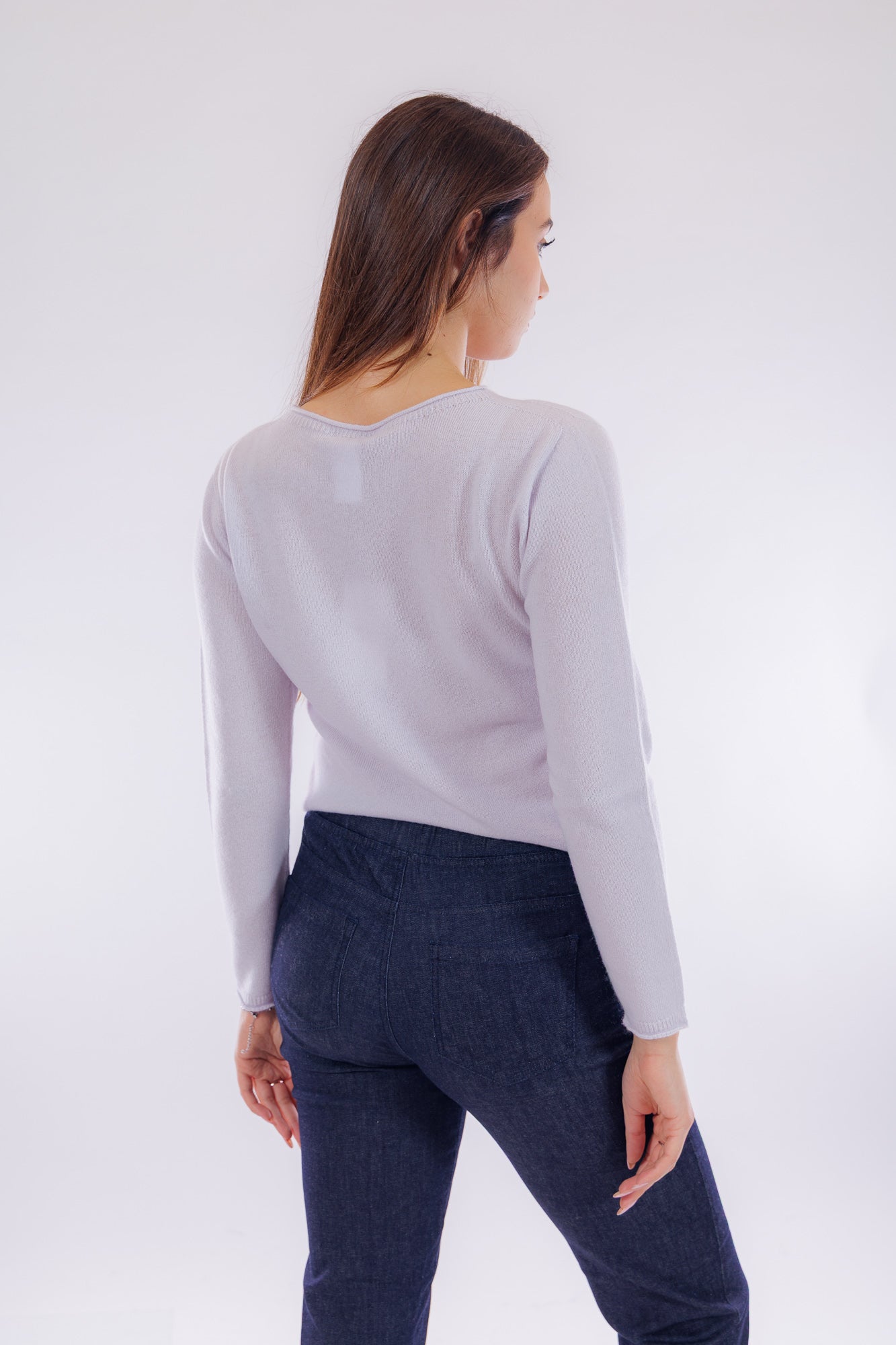 Maglia sfiancata m.cashmere