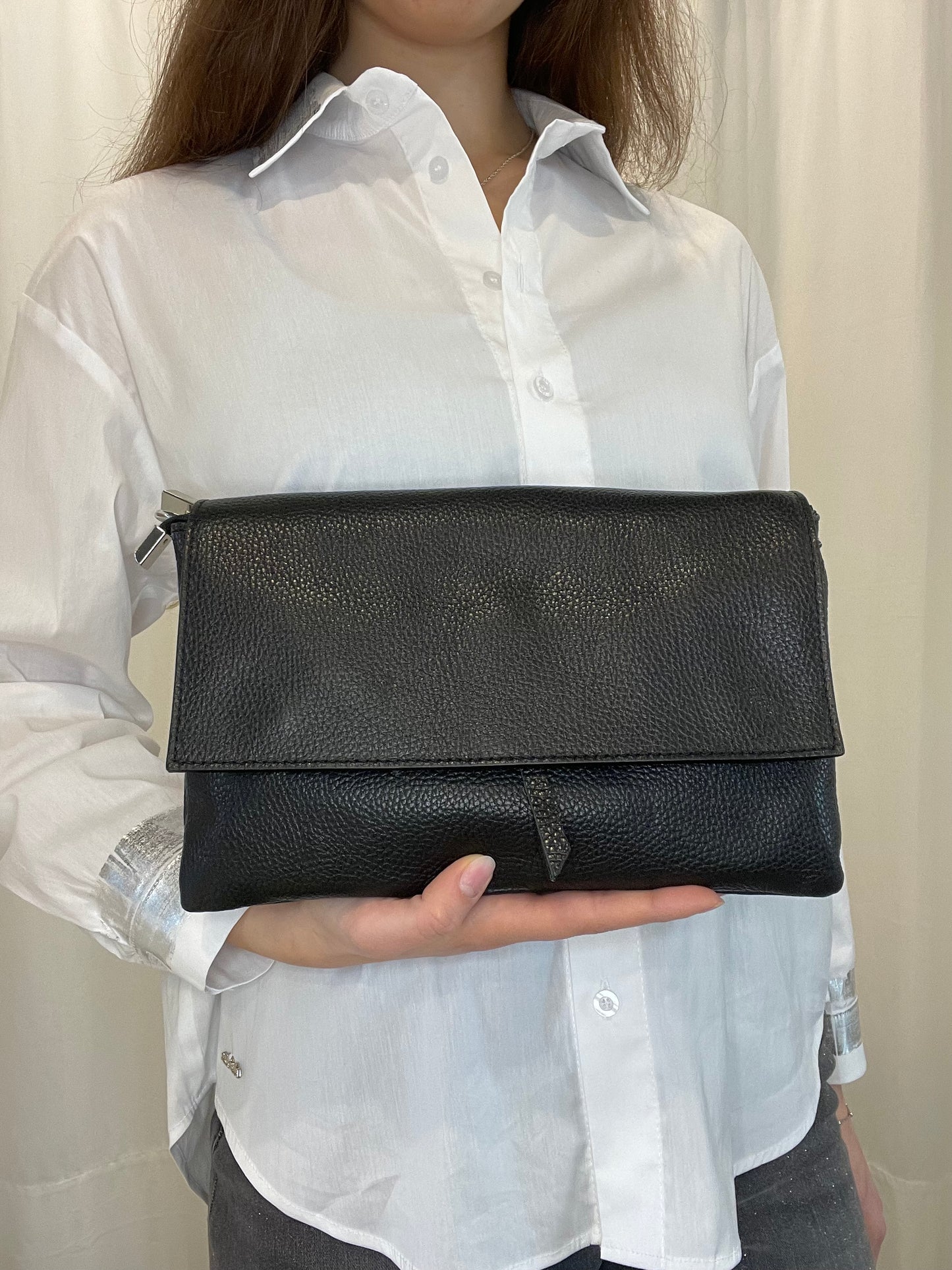 Pochette vera pelle