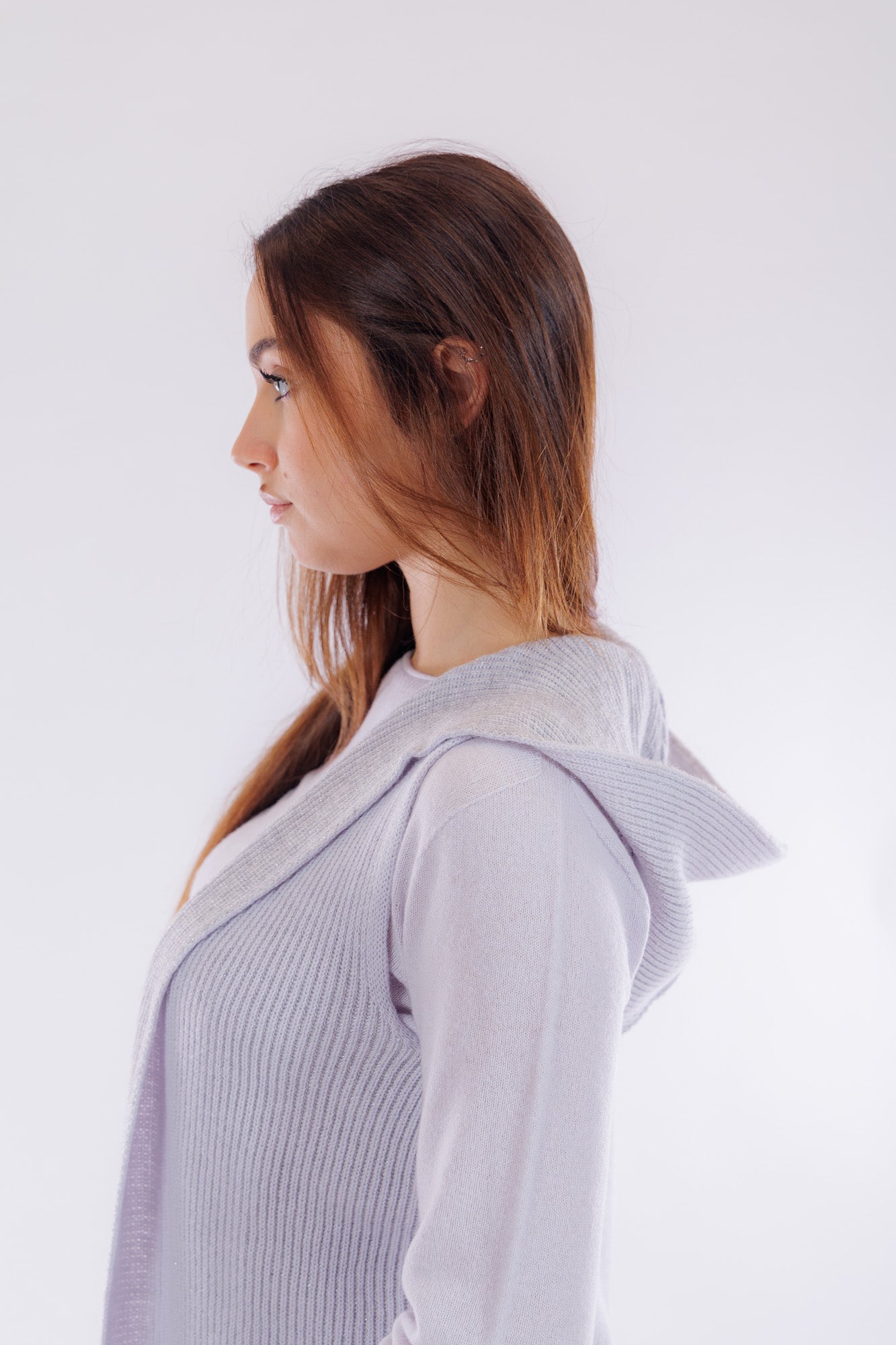Gilet cappuccio m.cashmere