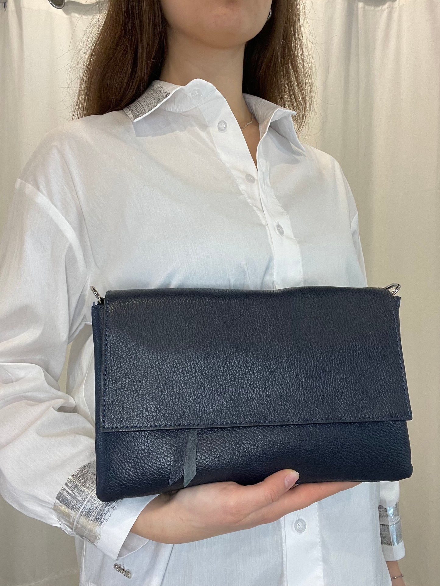 Pochette vera pelle