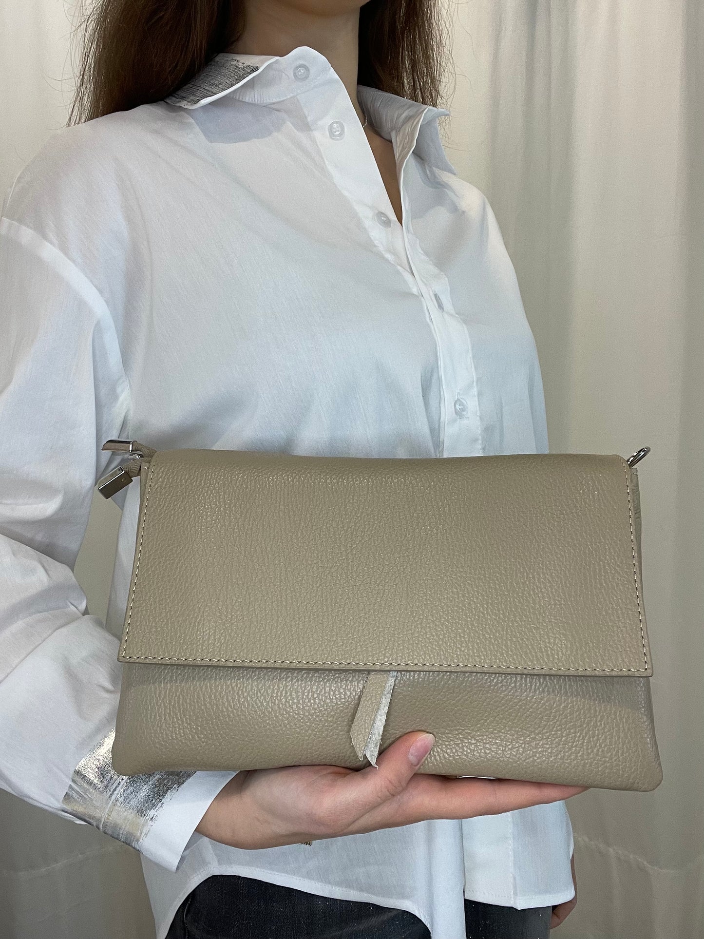Pochette vera pelle