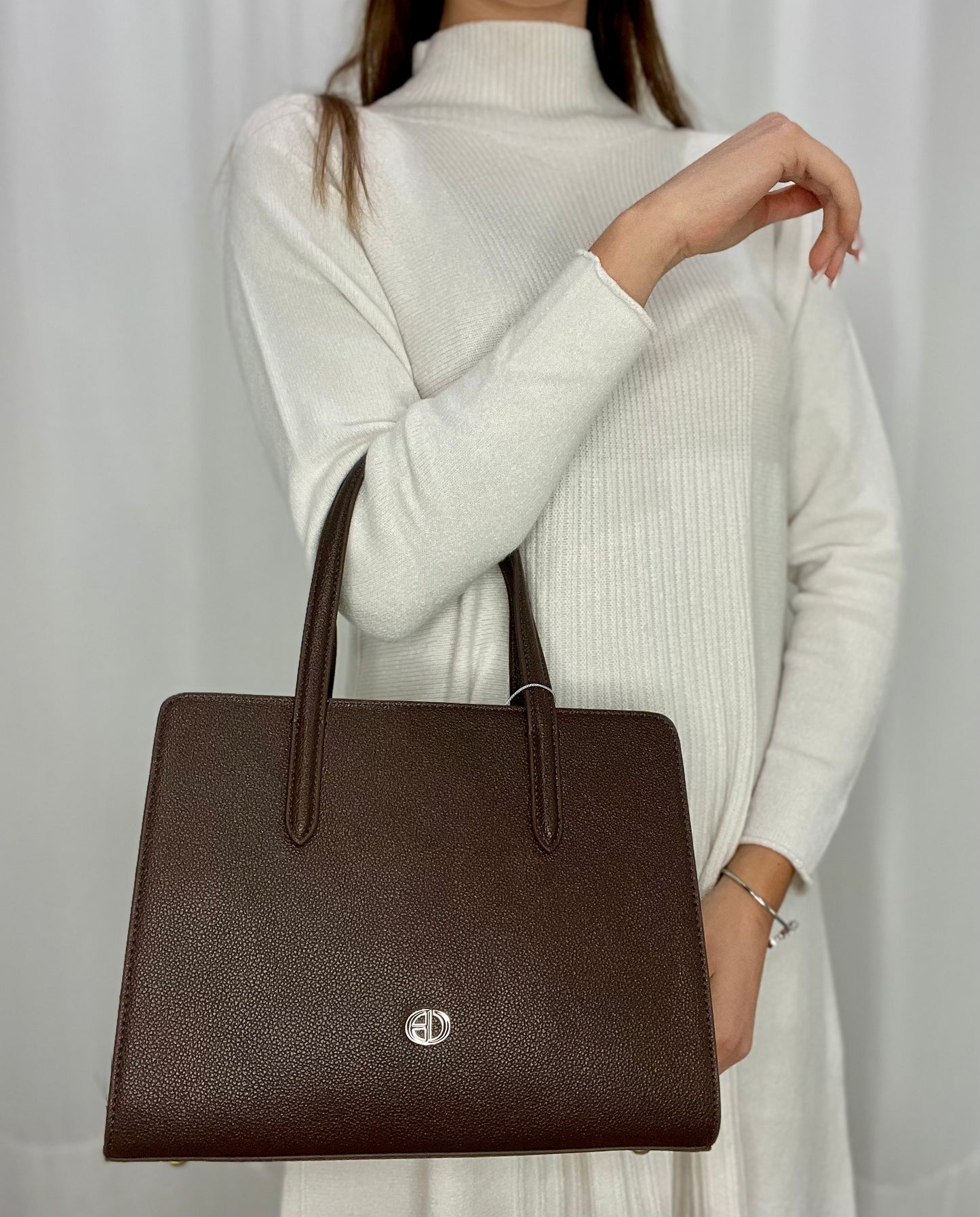 Borsa due manici e porta monete