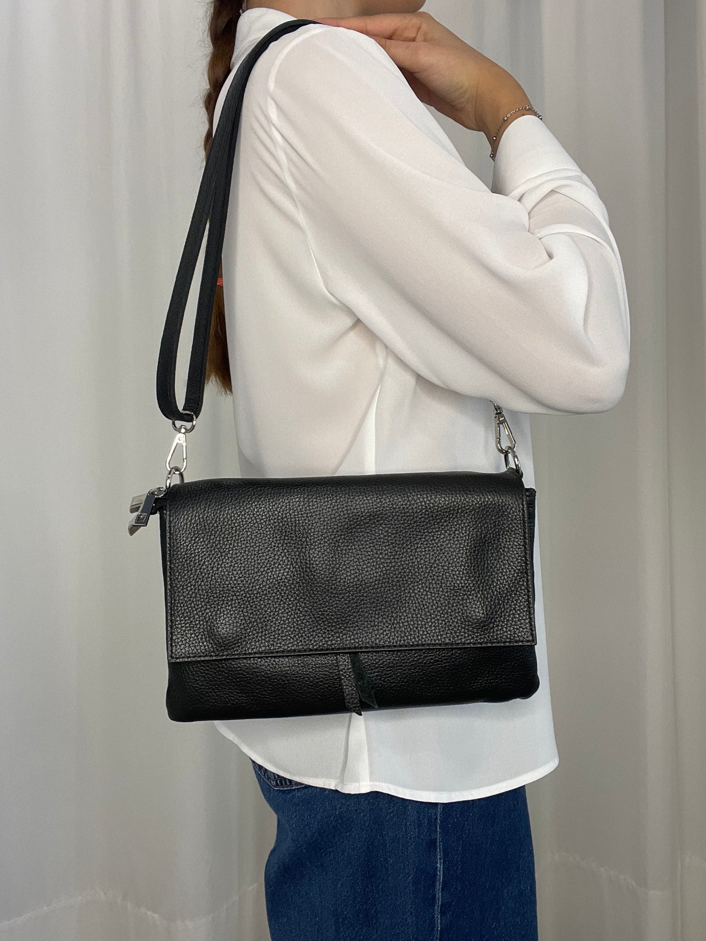 Pochette vera pelle