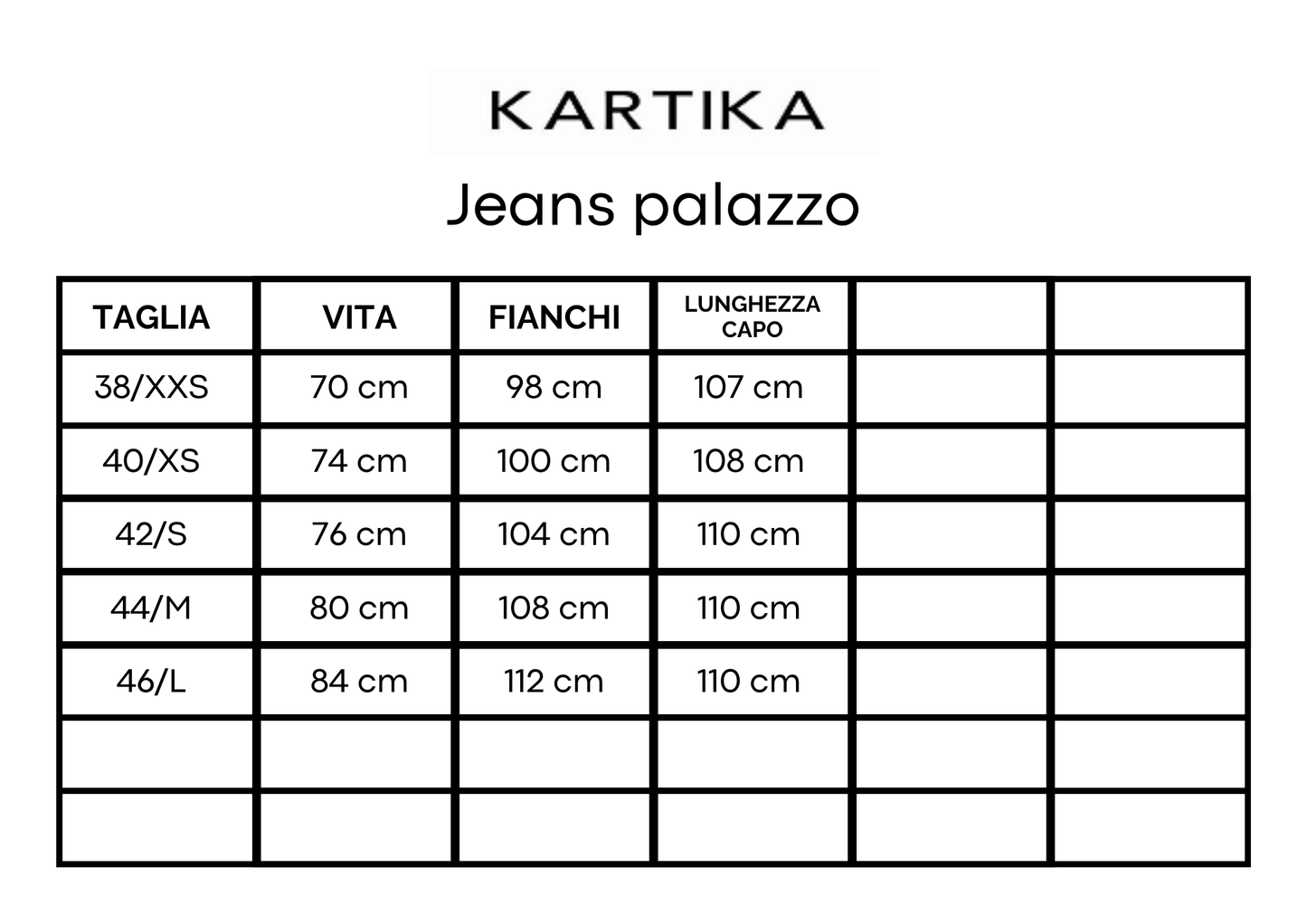 Jeans palazzo