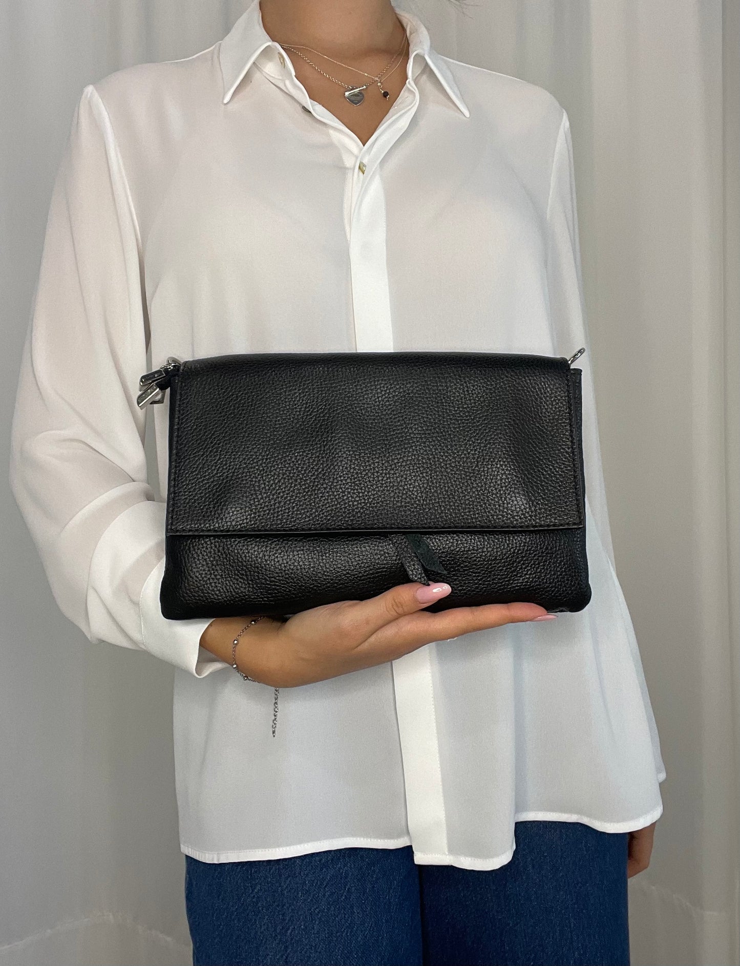 Pochette vera pelle