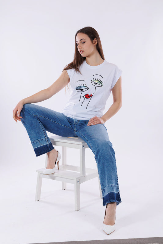 Jeans fascia scura